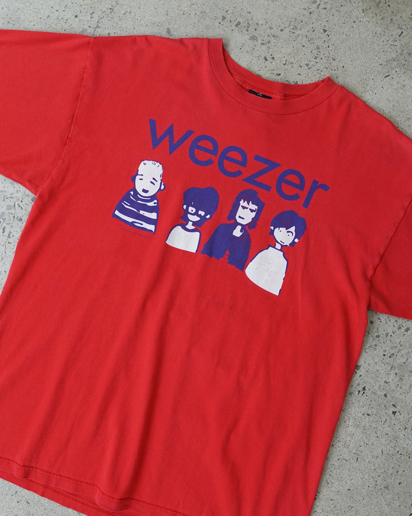 weezer 2000 rock band t-shirt