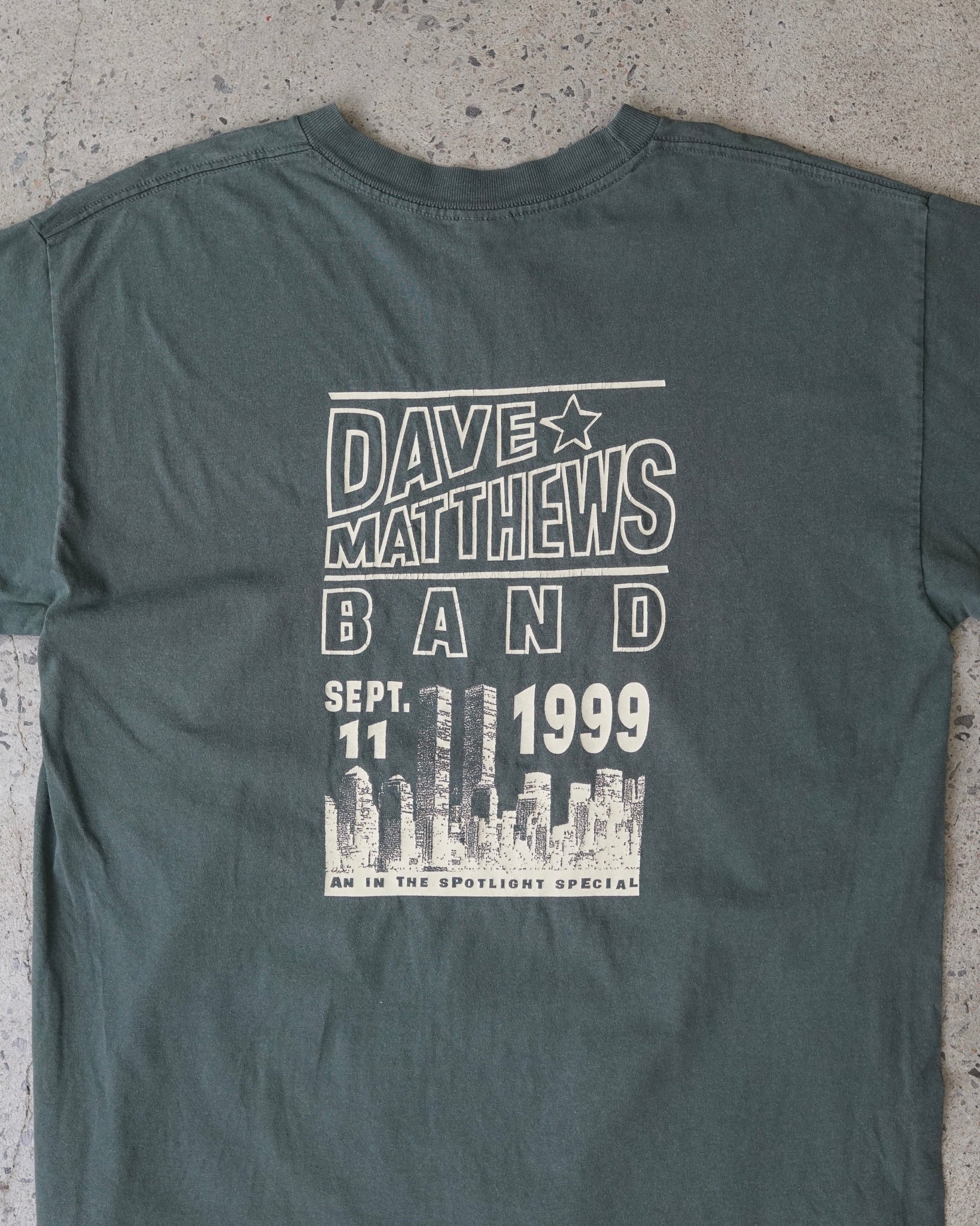 dave matthews band 1999 rock band t-shirt