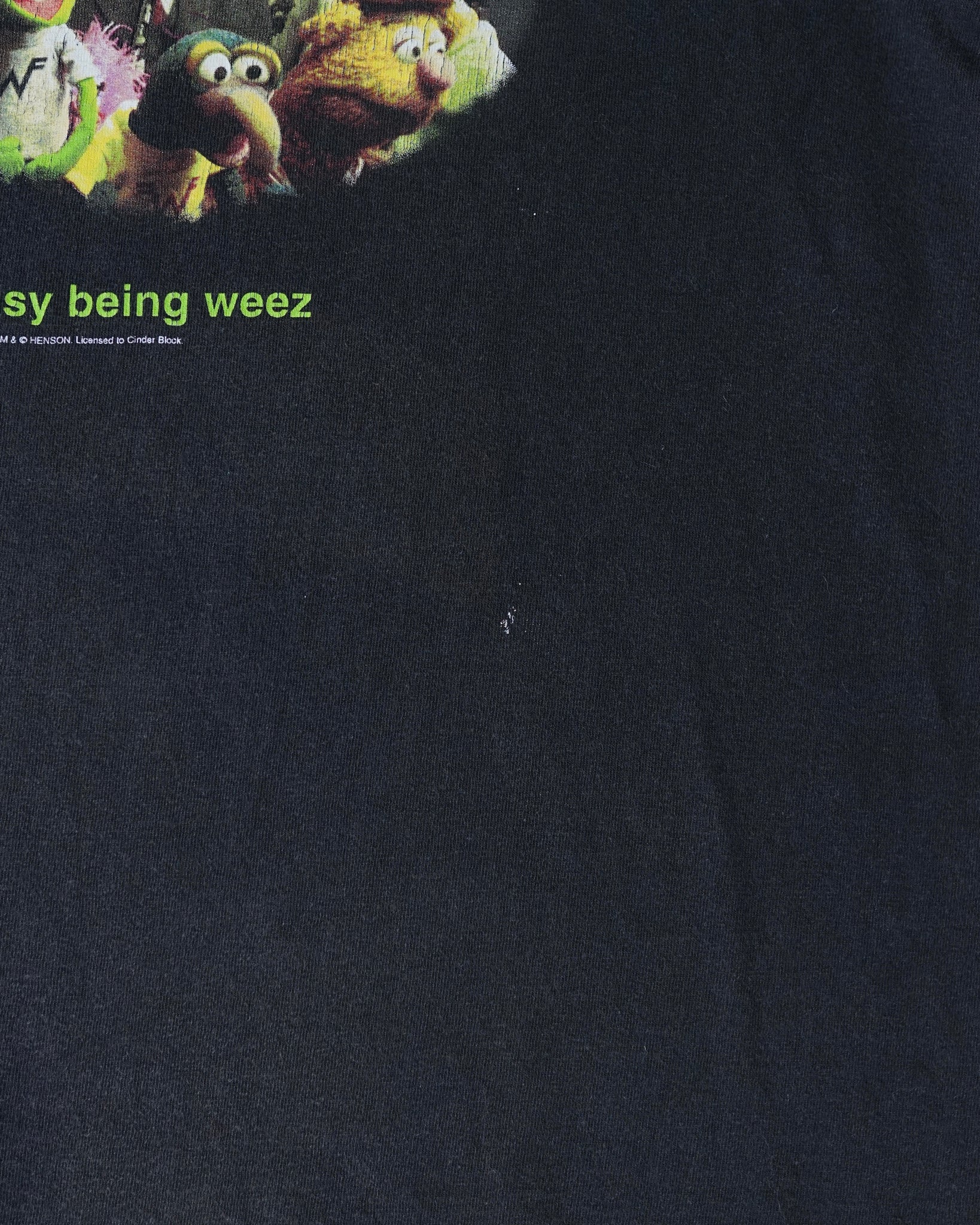 weezer and muppets 2002 rock band t-shirt