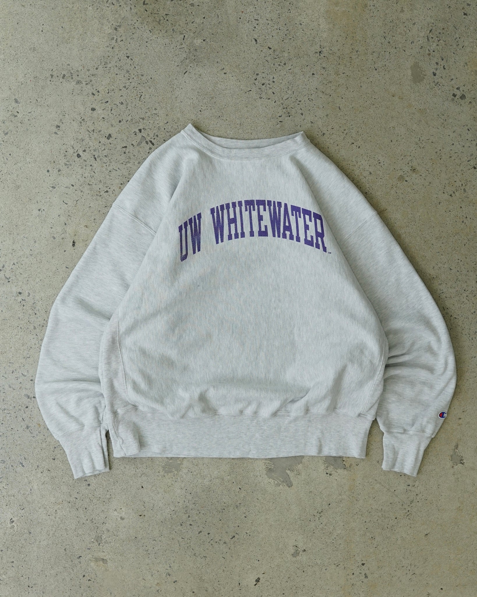 university of wisconsin-whitewater champion crewneck