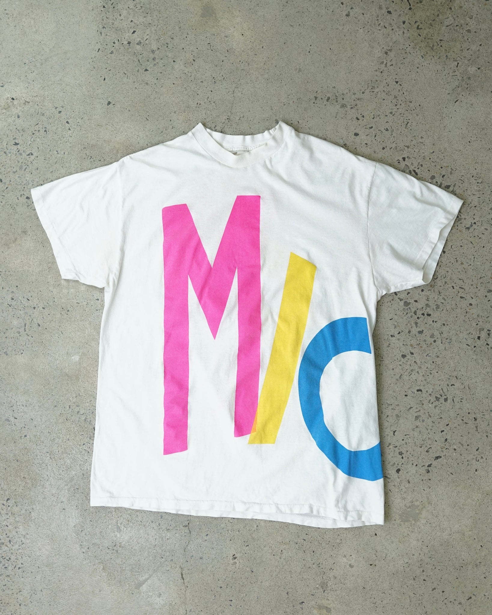 mickey mouse big letters t-shirt