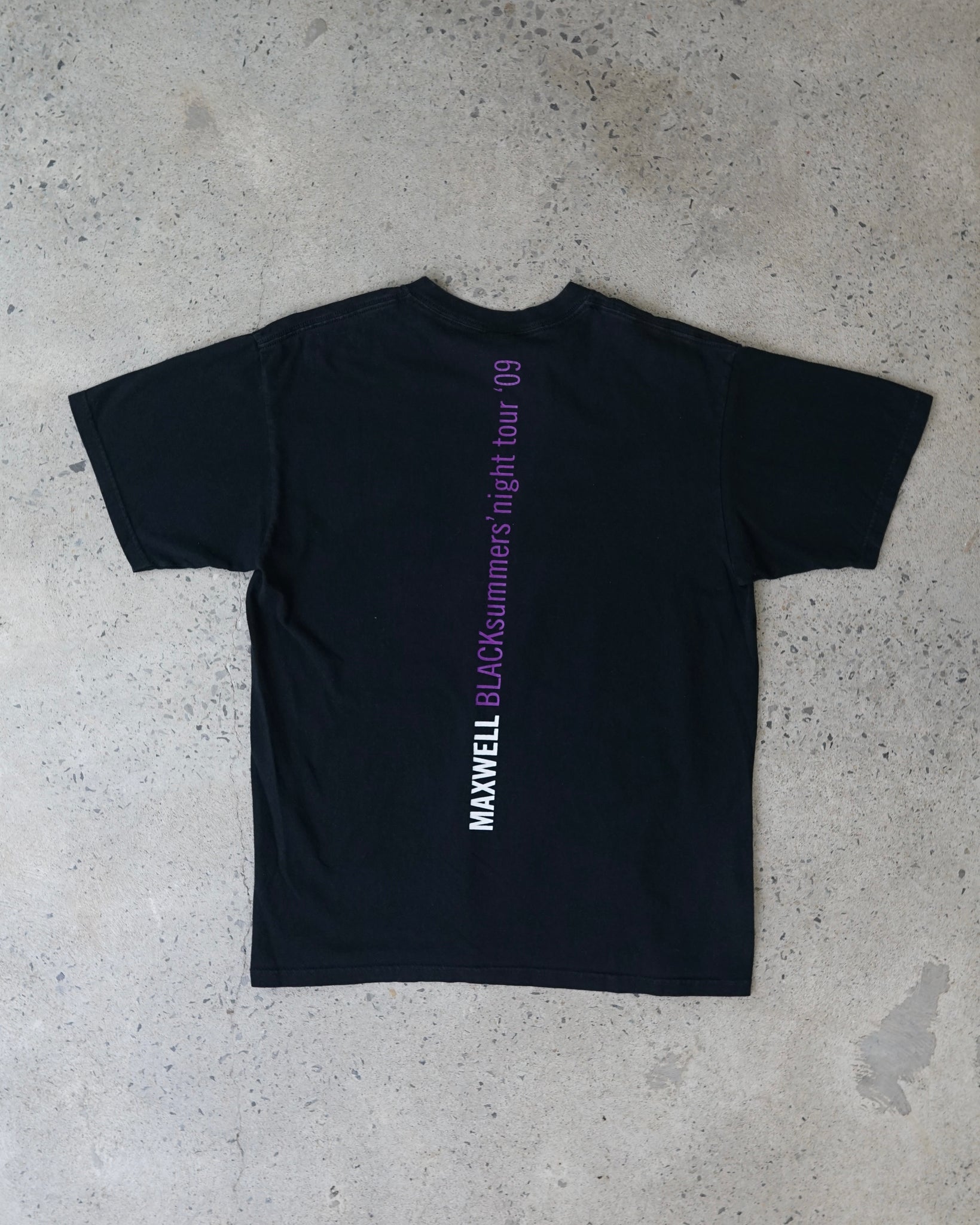 maxwell black summer's night tour t-shirt