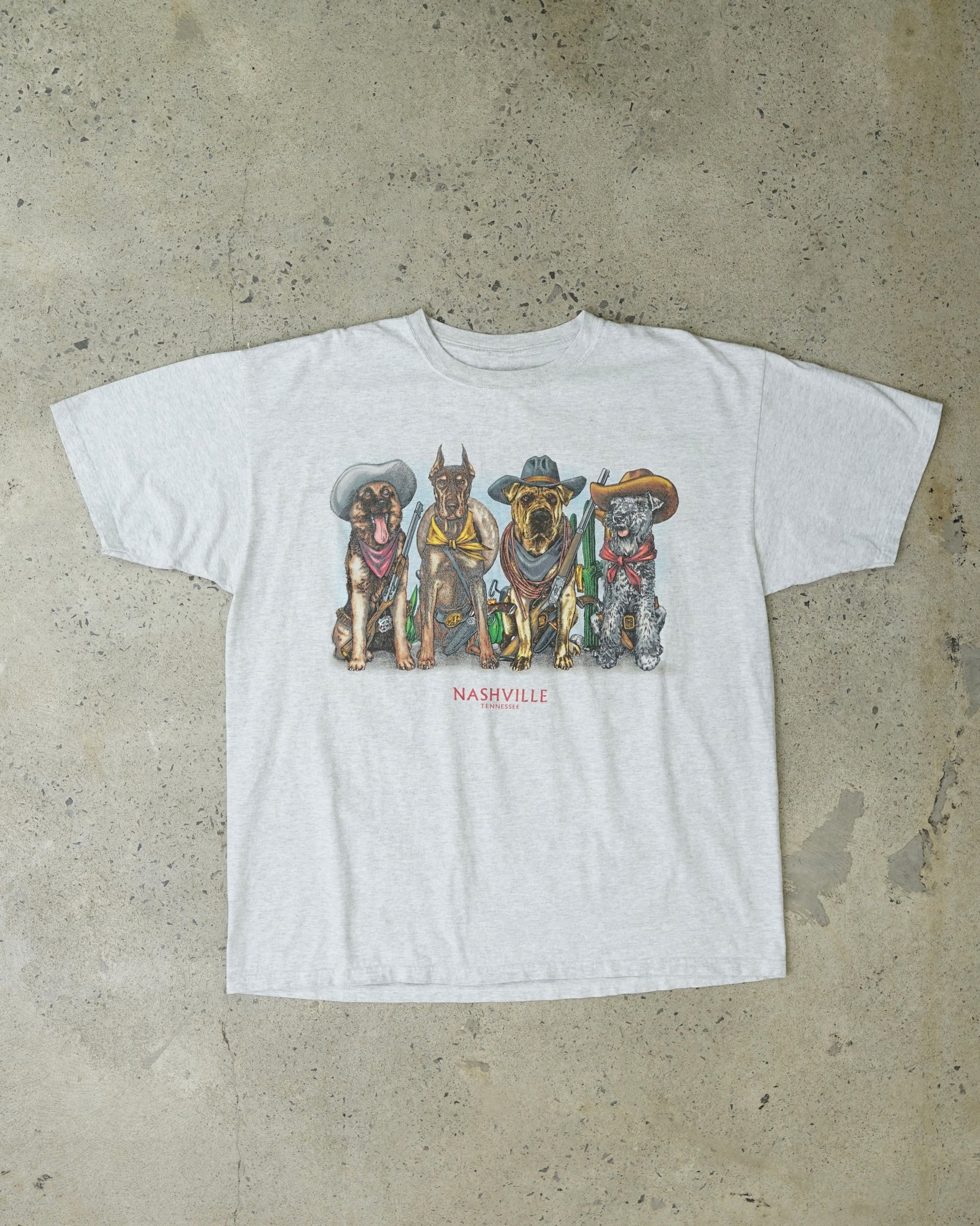 cowboy dogs nashville tennessee t-shirt