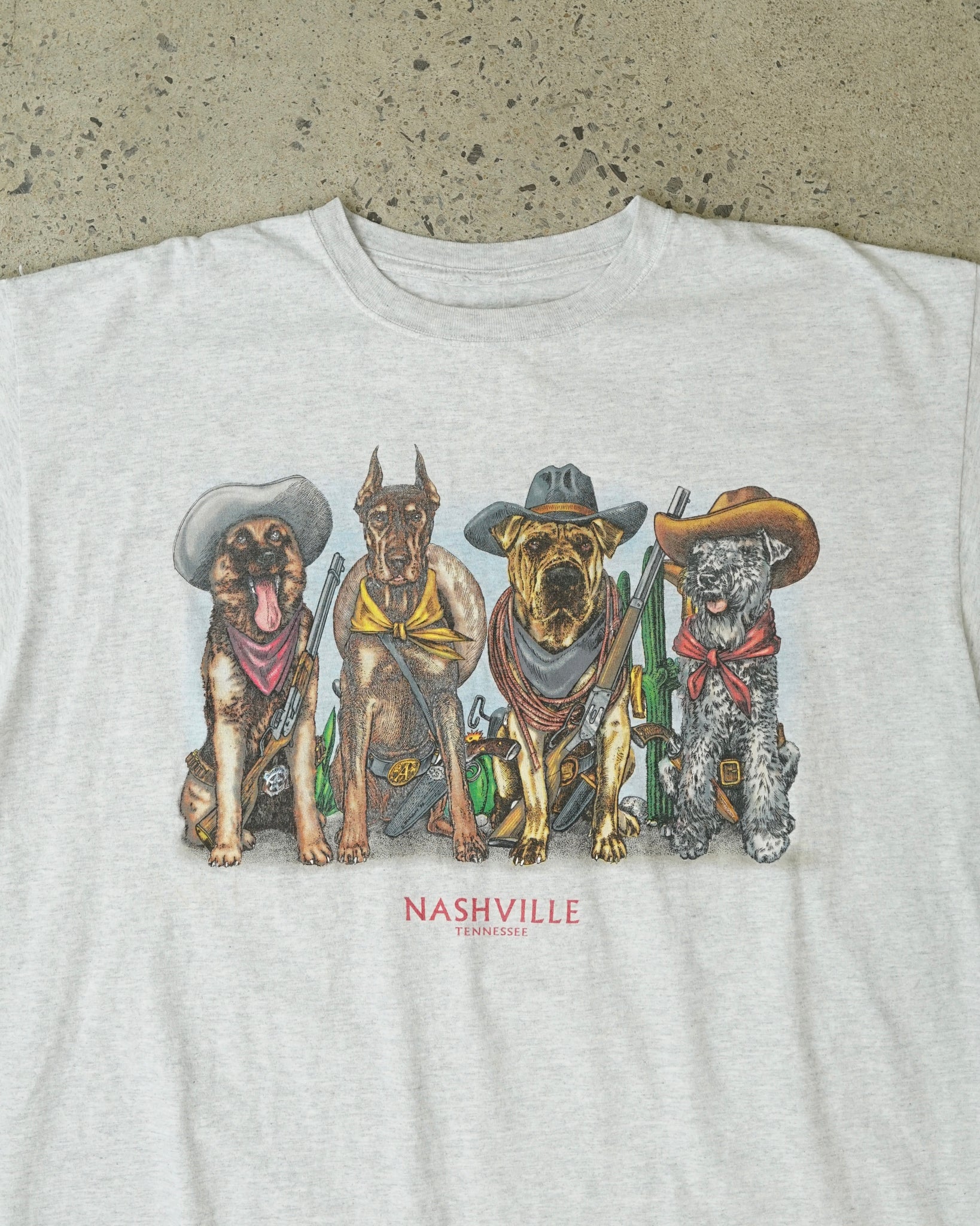 cowboy dogs nashville tennessee t-shirt