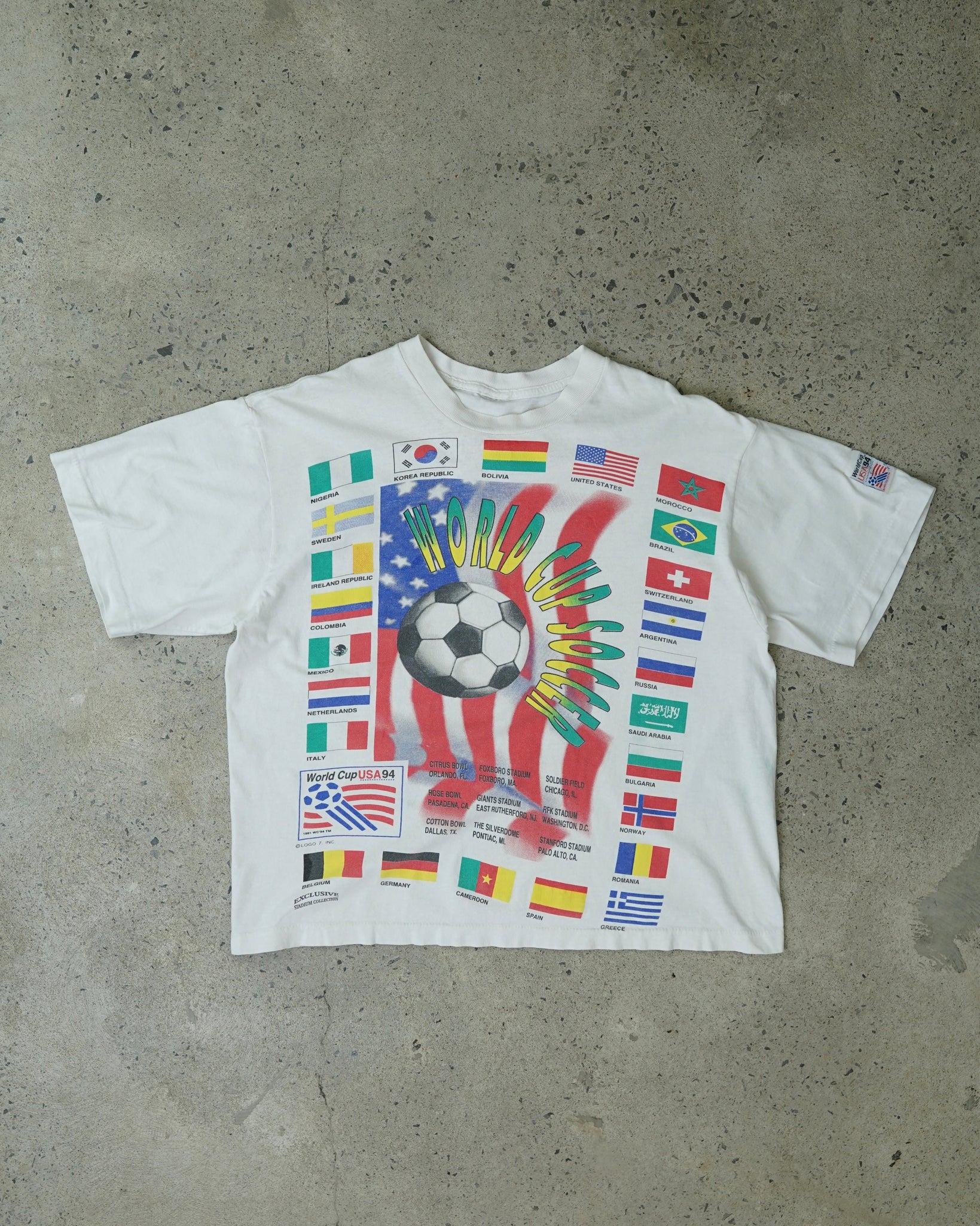 world cup soccer usa 1991 t-shirt