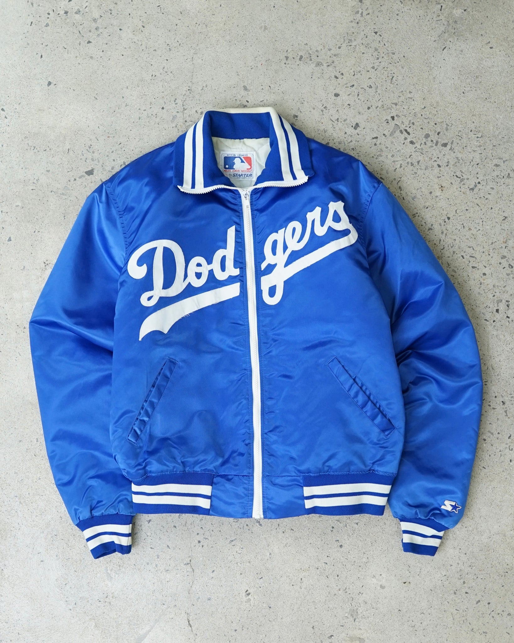 los angeles dodgers satin jacket