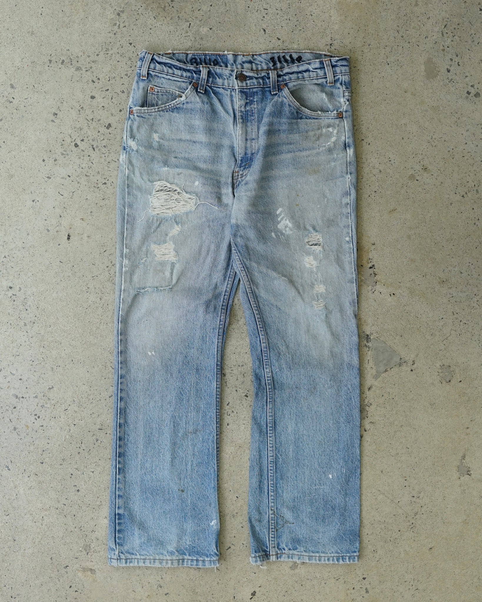 levi's 517 orange tab jeans