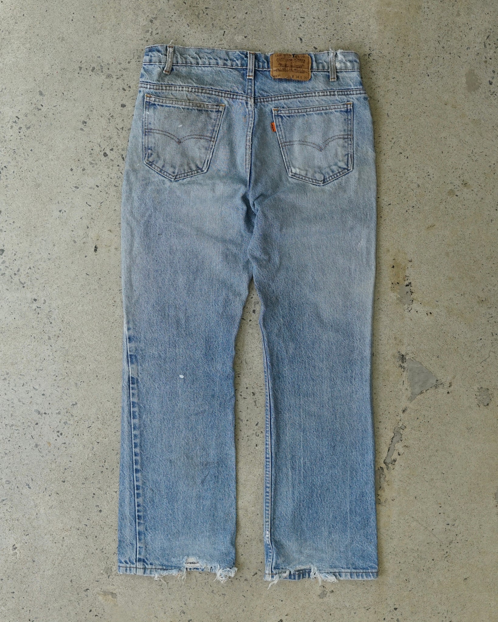 levi's 517 orange tab jeans