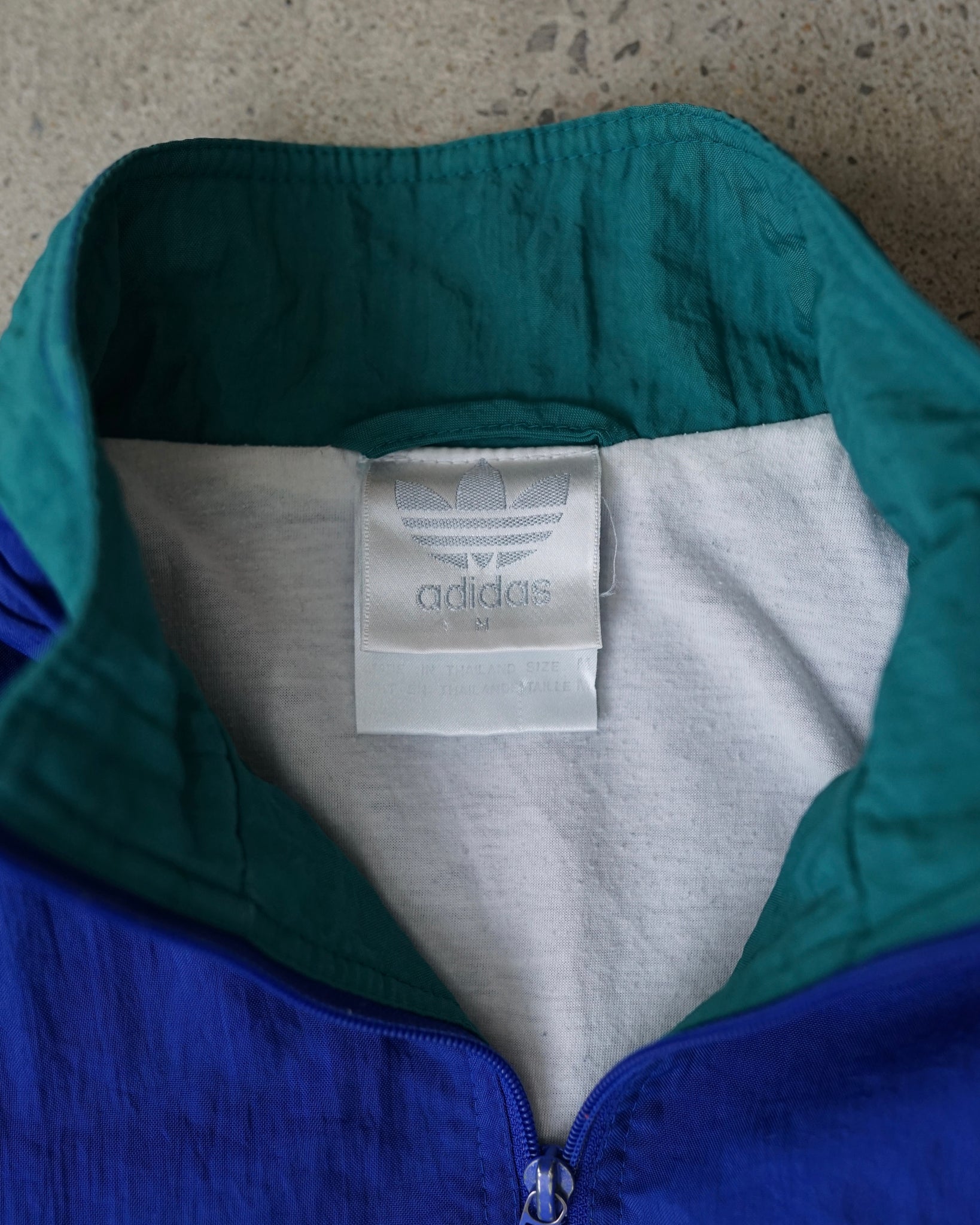 adidas zip-up windbreaker