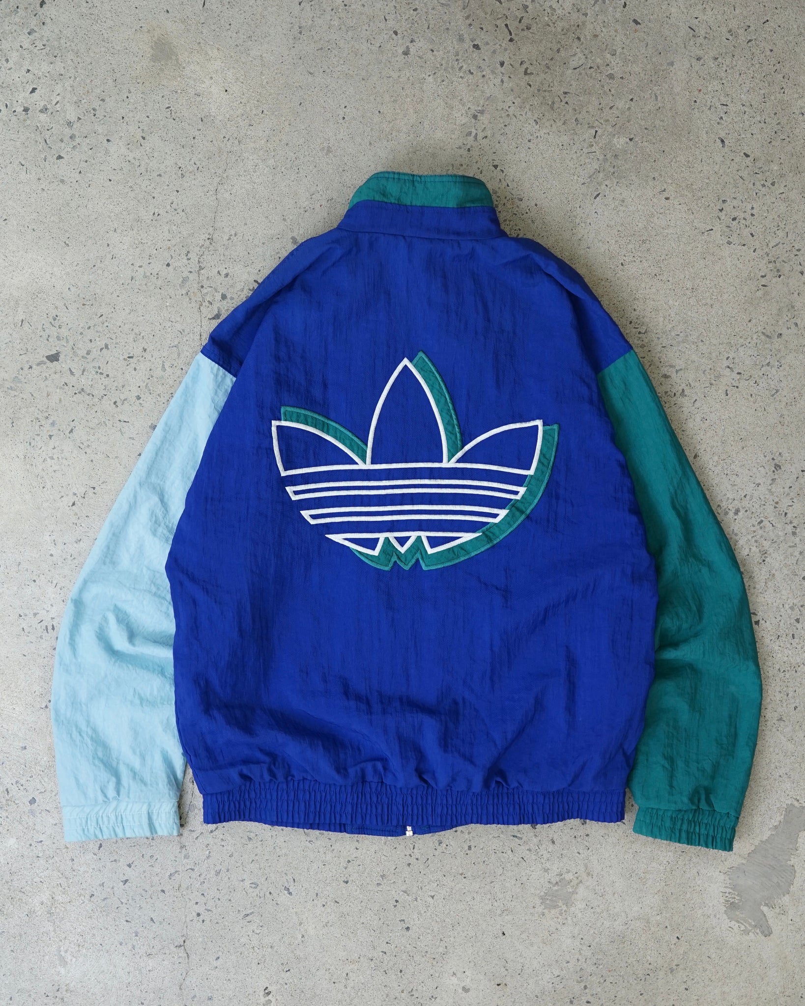 adidas zip-up windbreaker