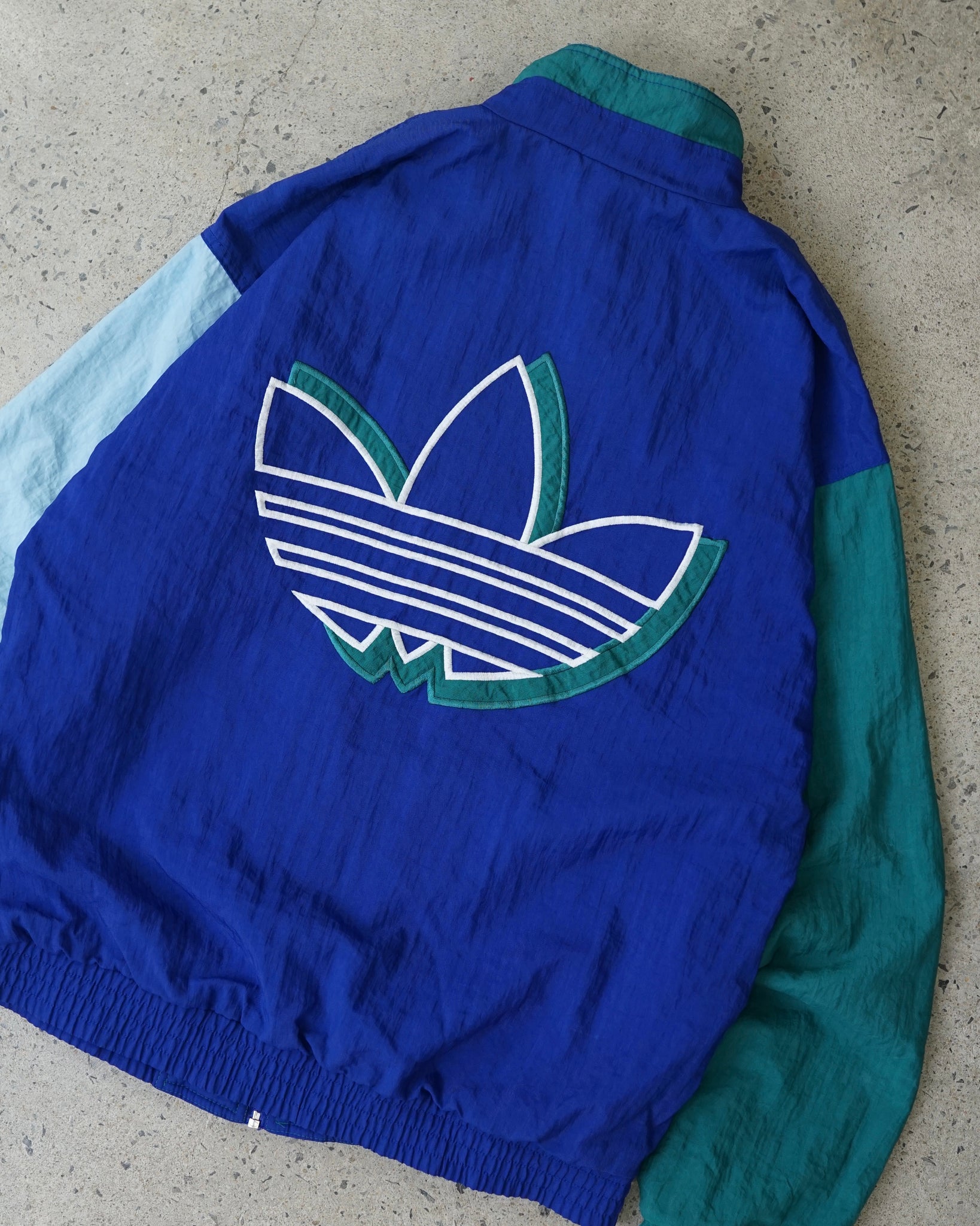 adidas zip-up windbreaker