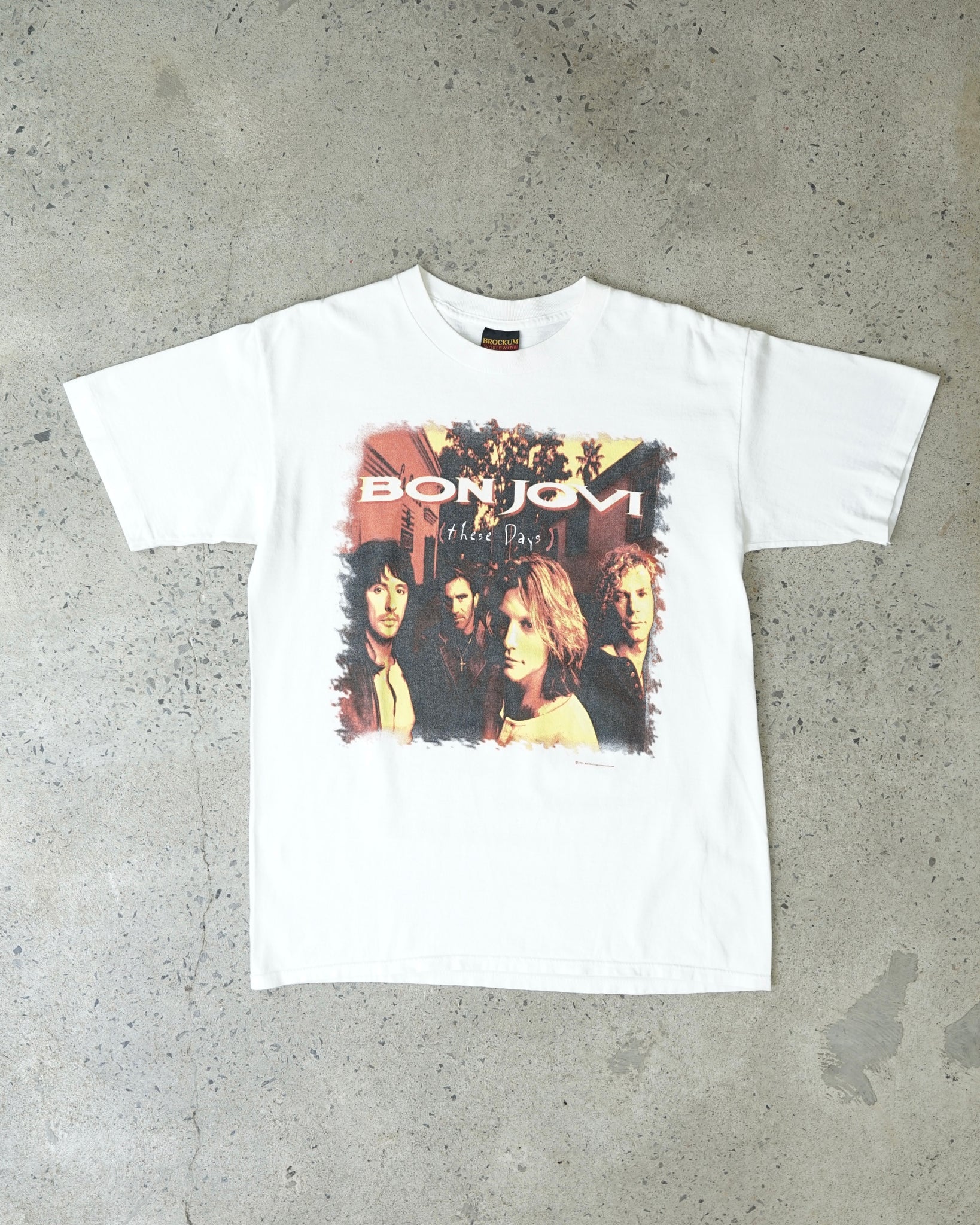bon jovi these days tour 1995 rock band t-shirt