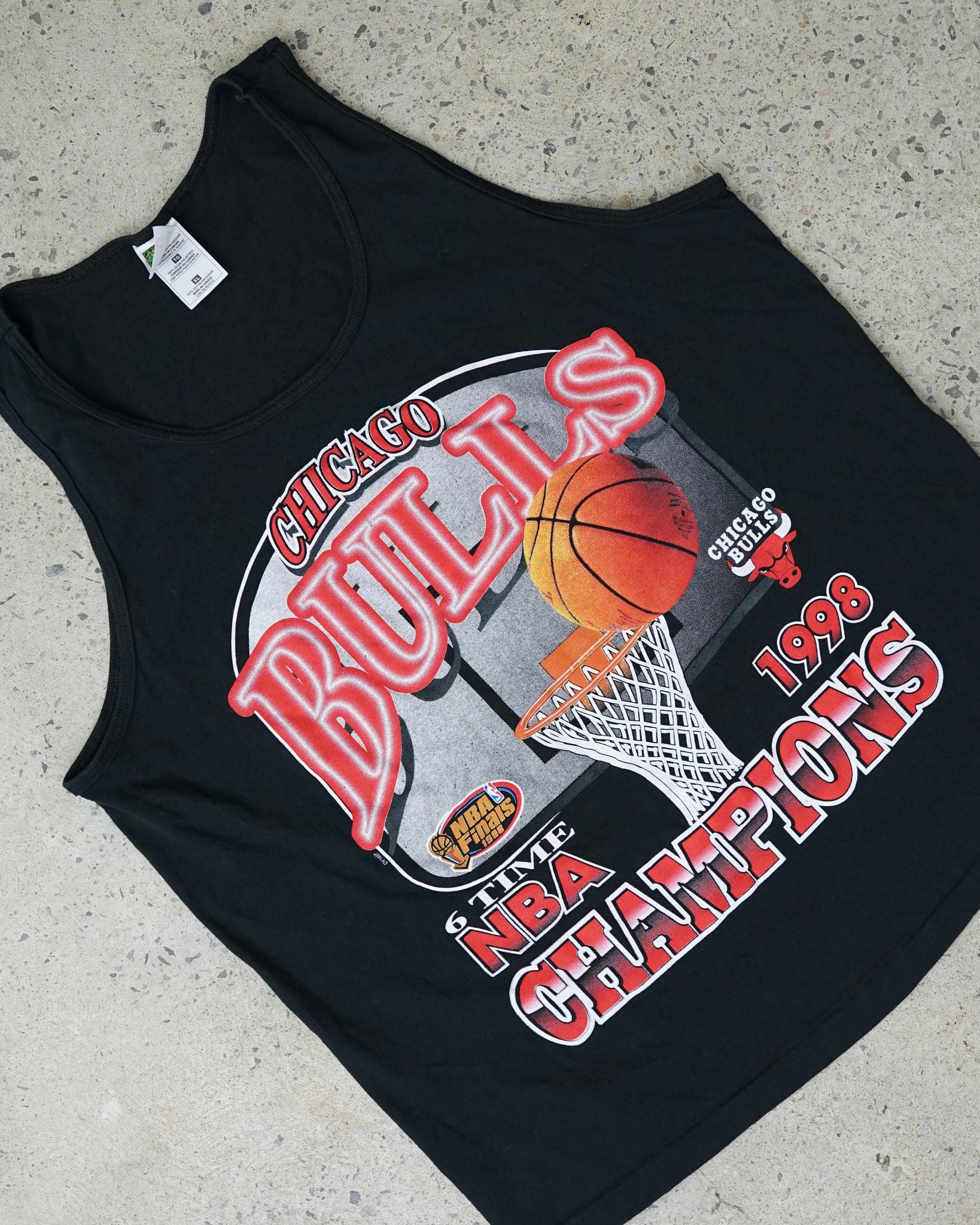 chicago bulls 1998 champions tank top