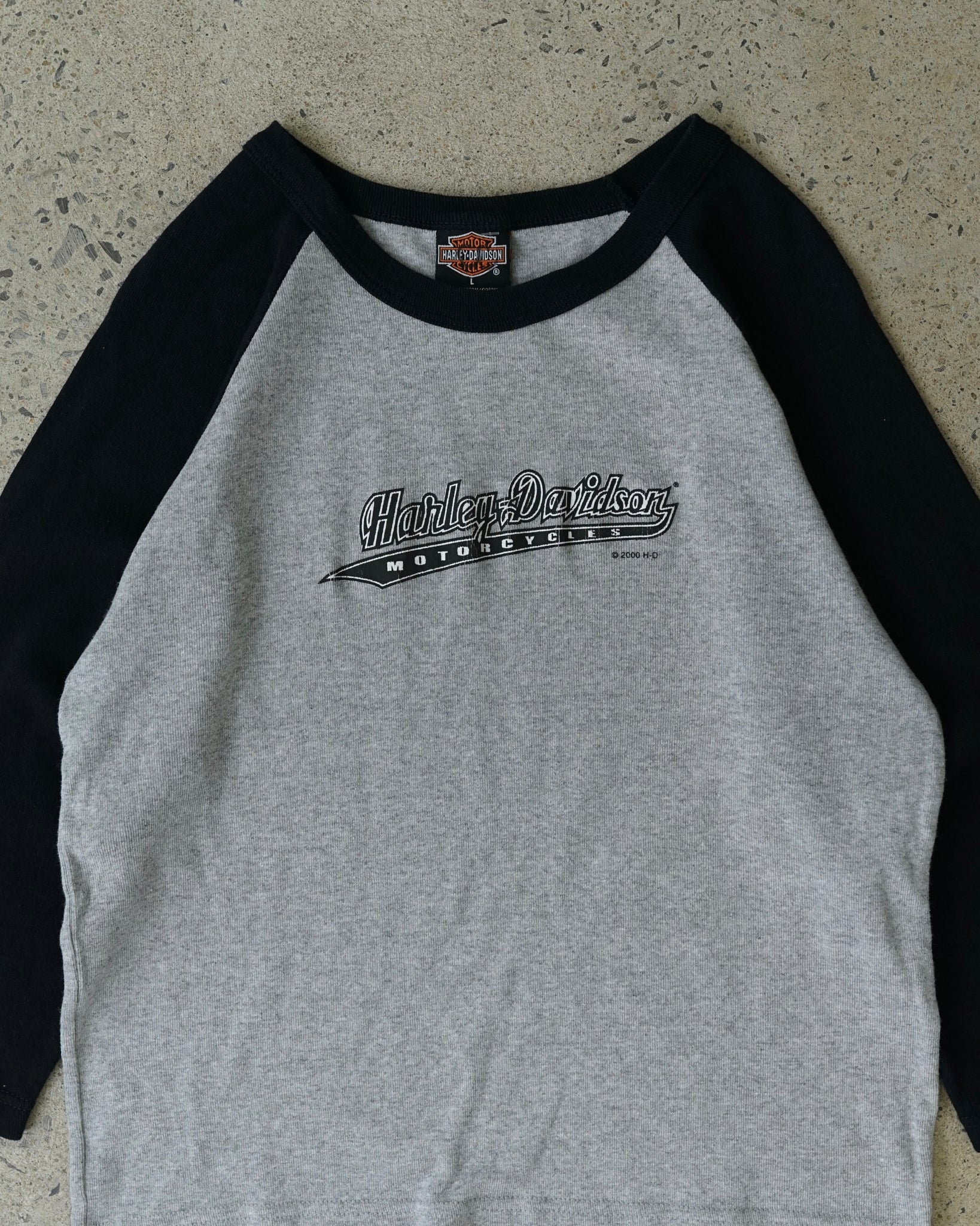 harley davidson johnstown pennsylvania raglan shirt