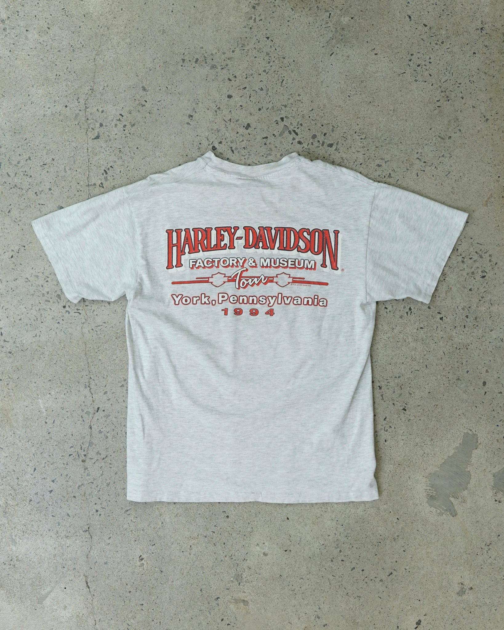 harley davidson york pennsylvania 1994 t-shirt