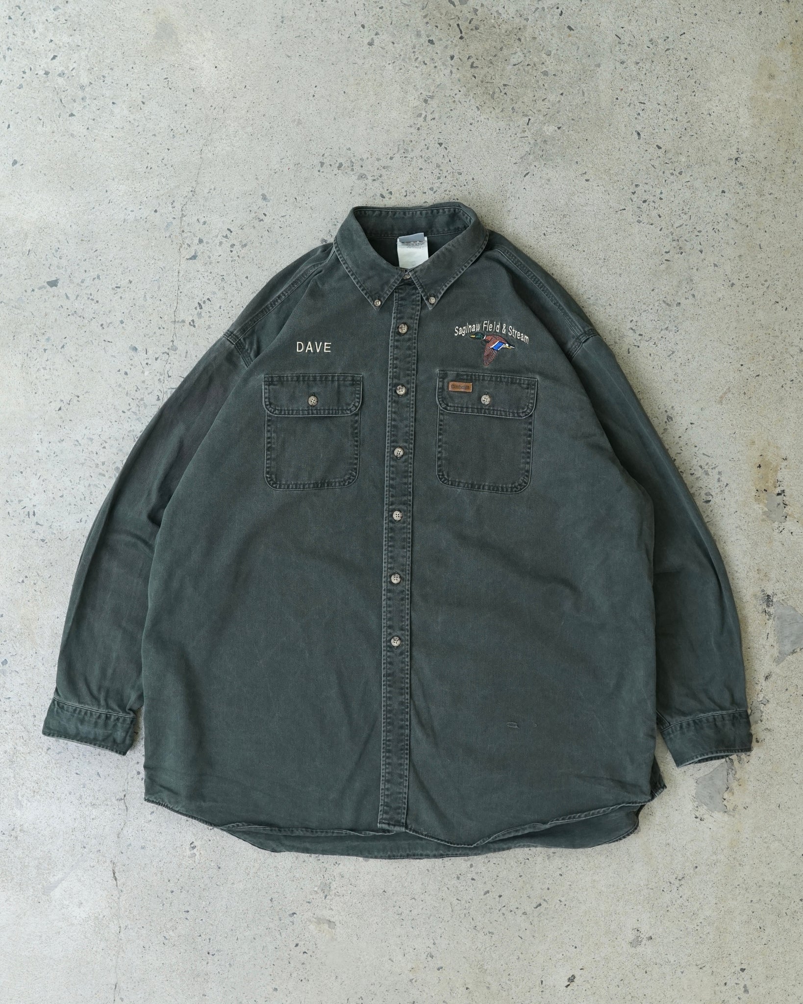 carhartt button-up shirt