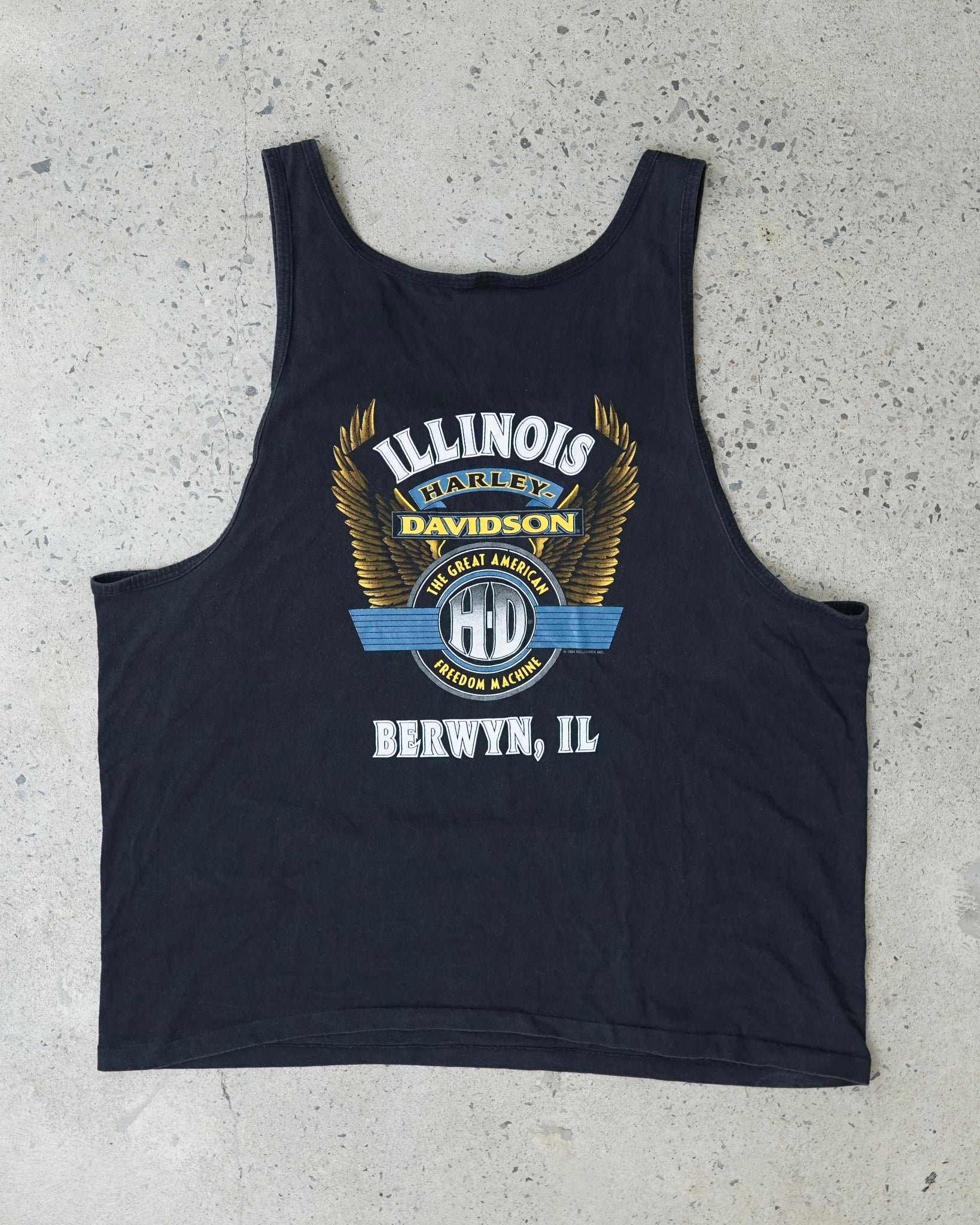 harley davidson berwyn illinois 1994 tank top