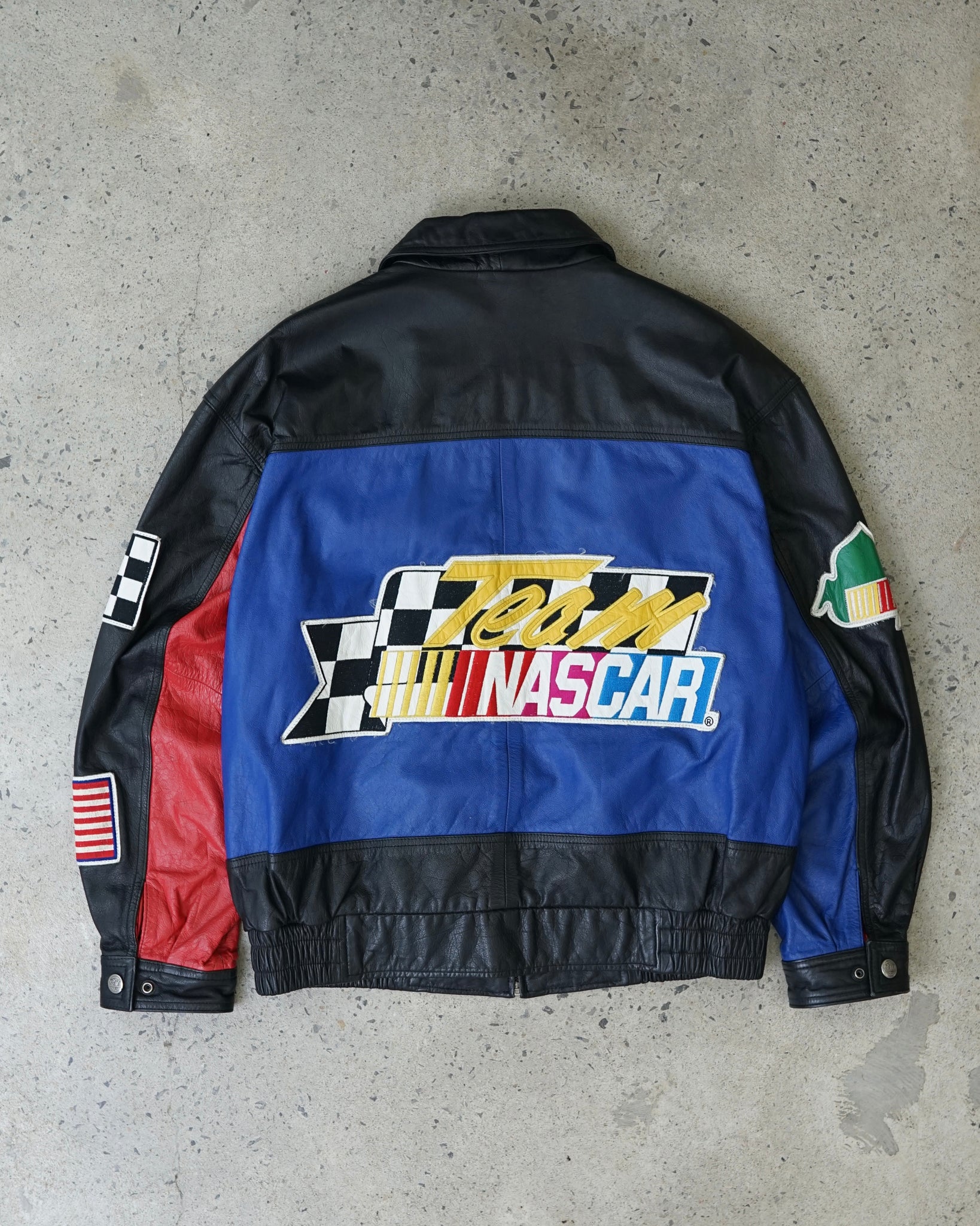 nascar team leather jacket