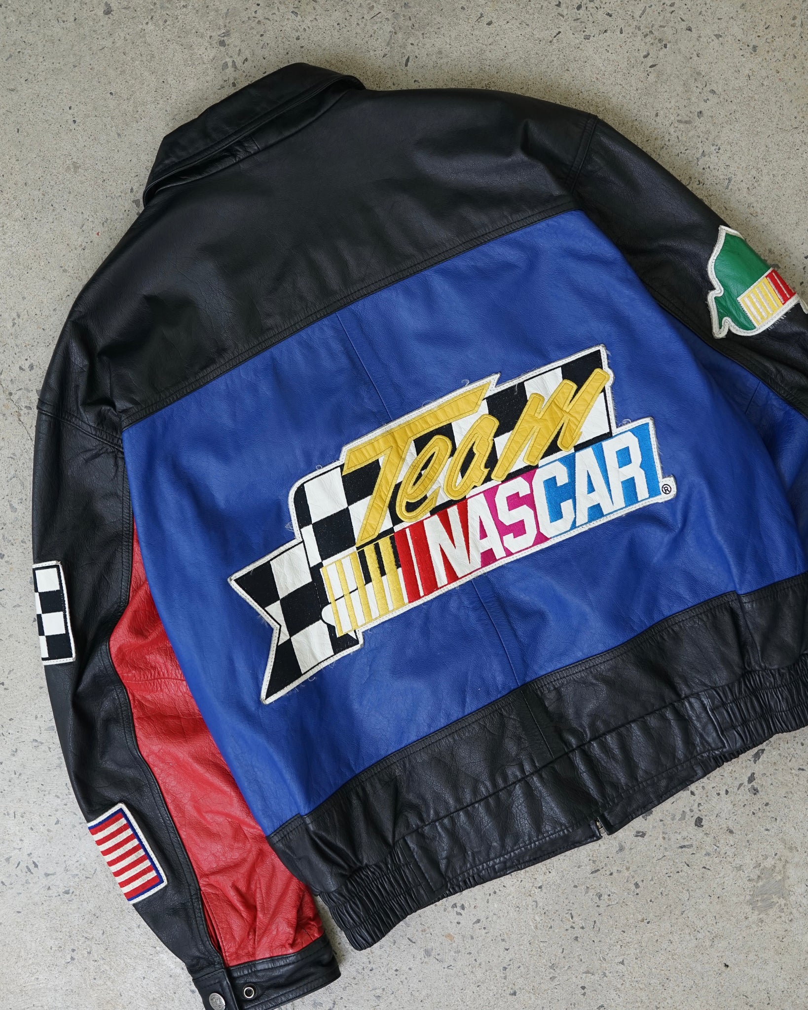 nascar team leather jacket