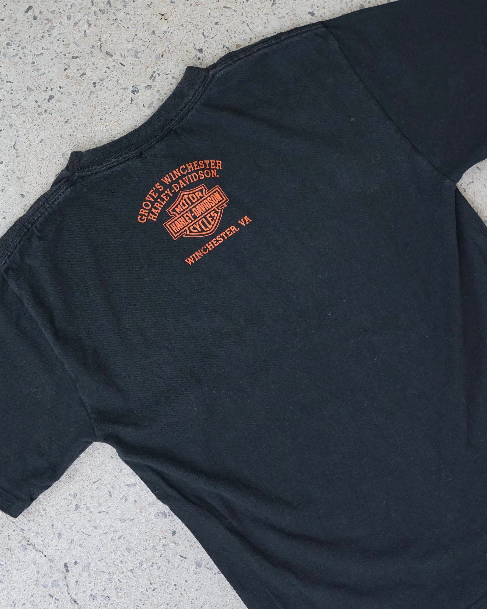 harley davidson winchester virginia 2000 t-shirt