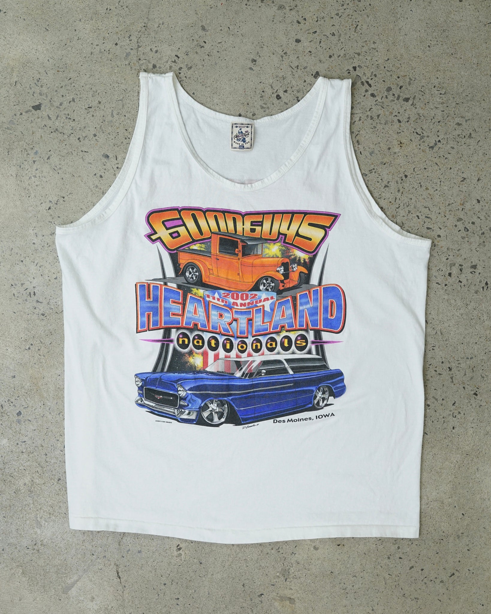 goodguys heartland car show 2002 tank top