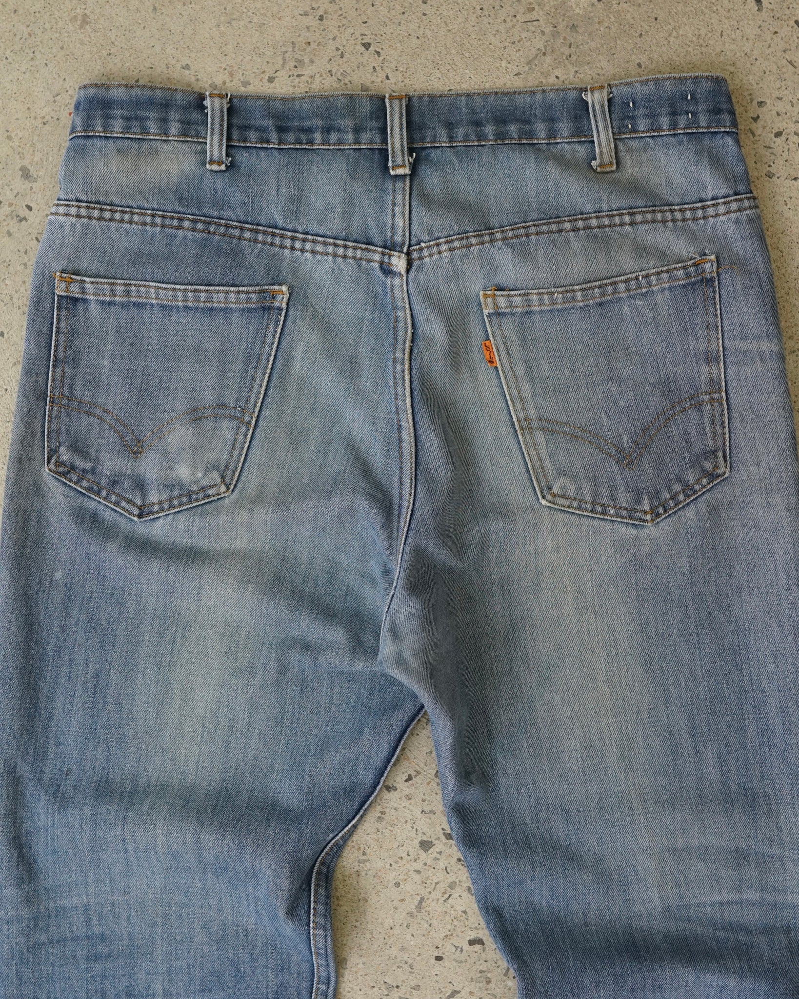 levi's orange tab flared jeans