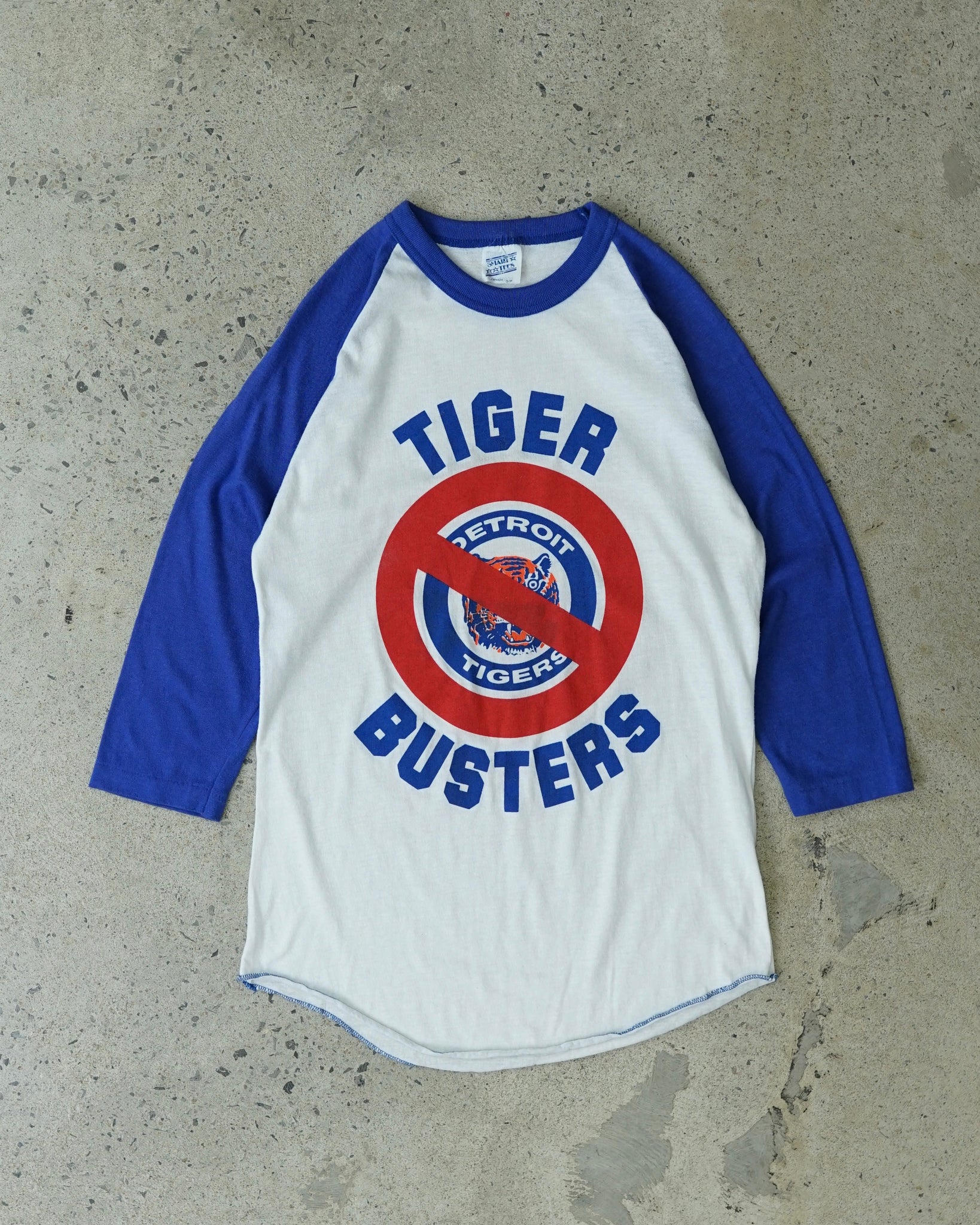 detroit tigers busters raglan shirt