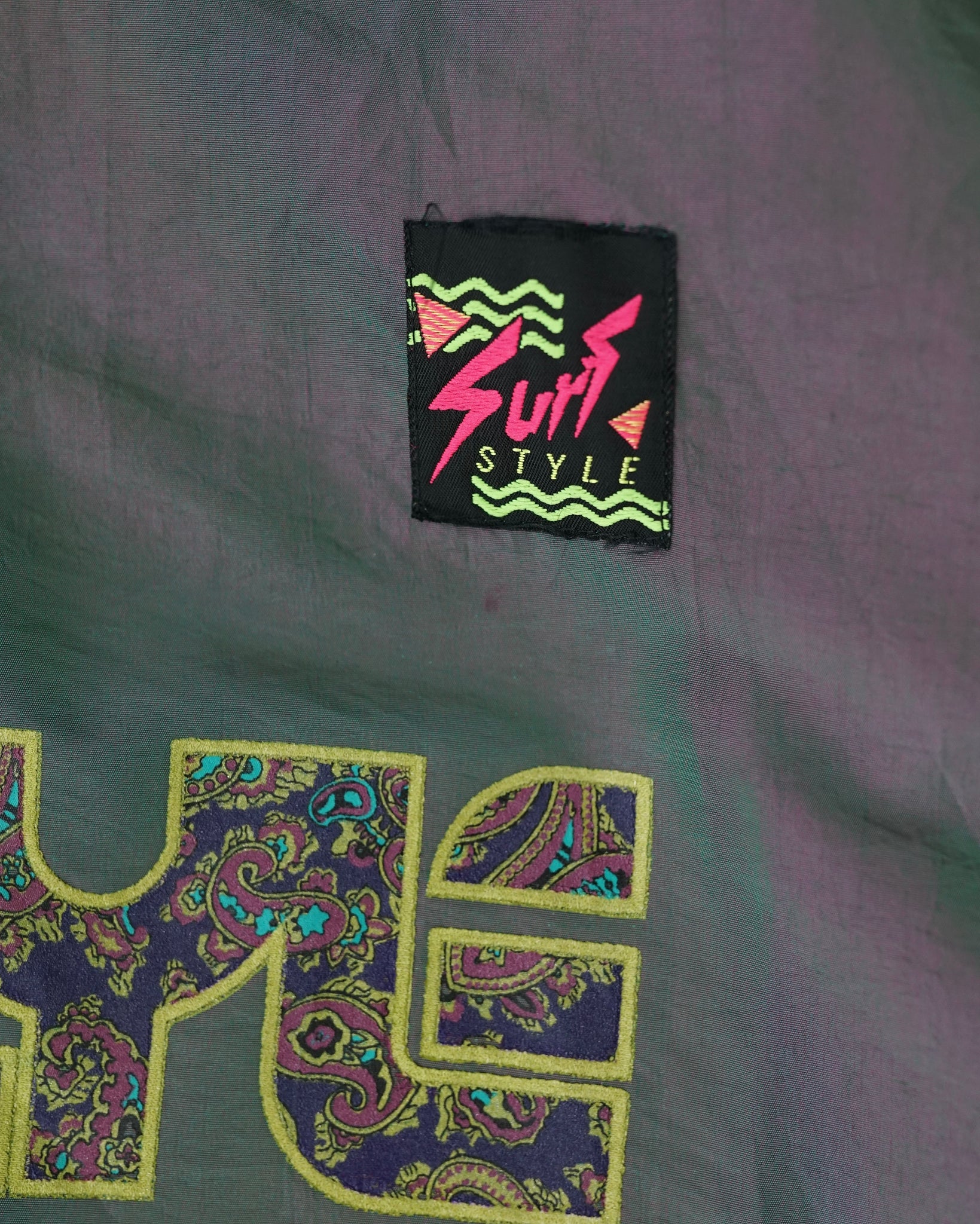 surf style 1/2 zip windbreaker