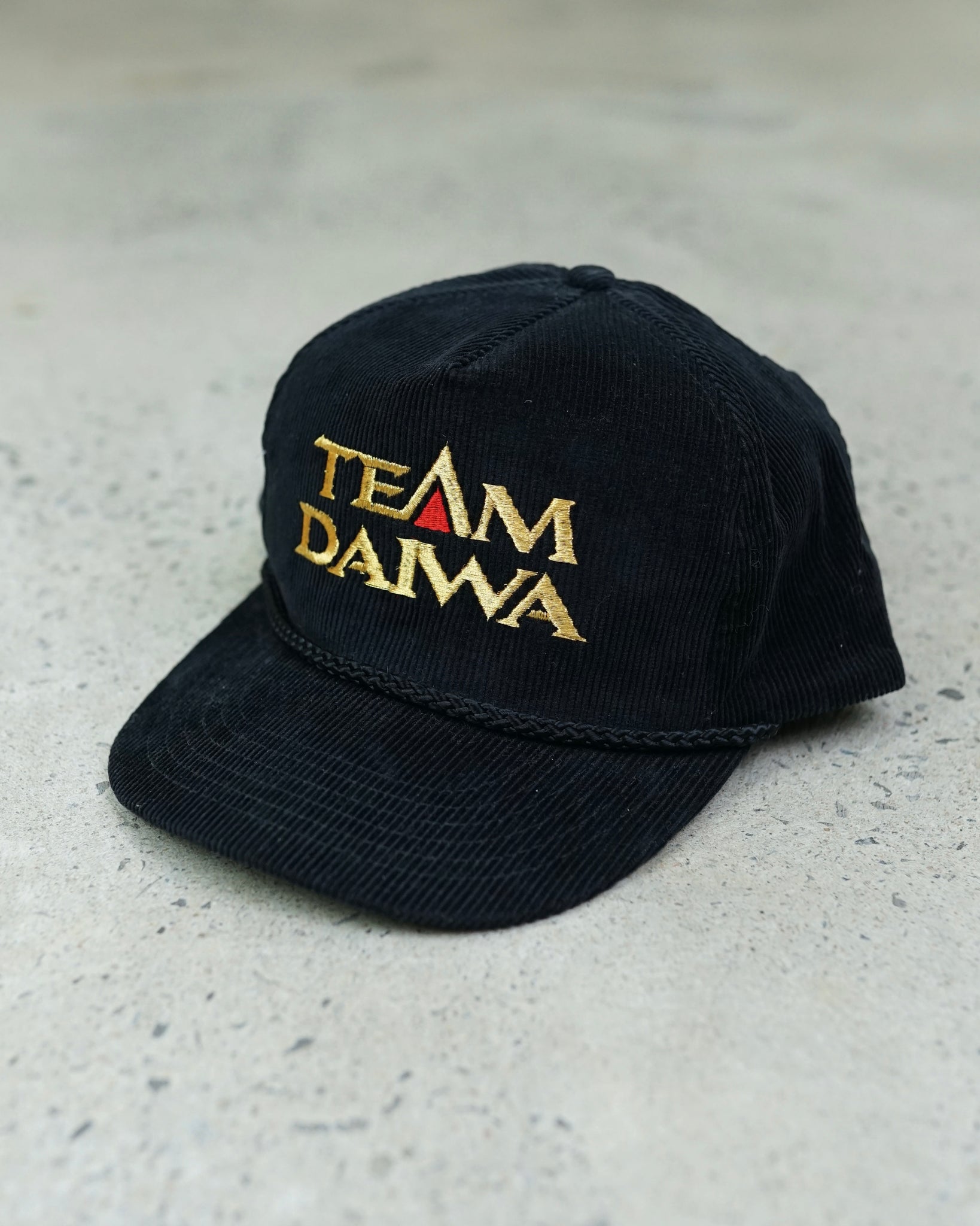 team daiwa corduroy snapback hat