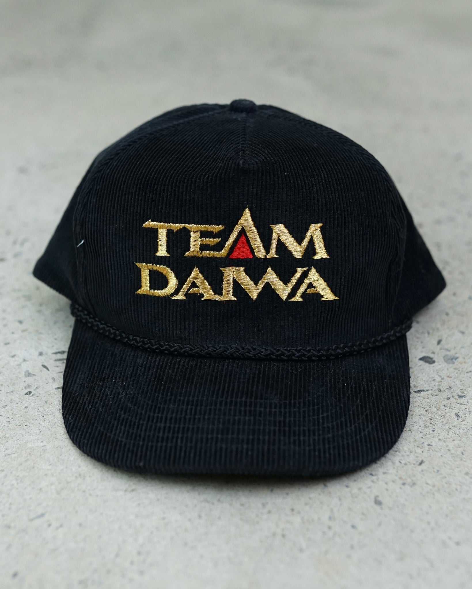 team daiwa corduroy snapback hat