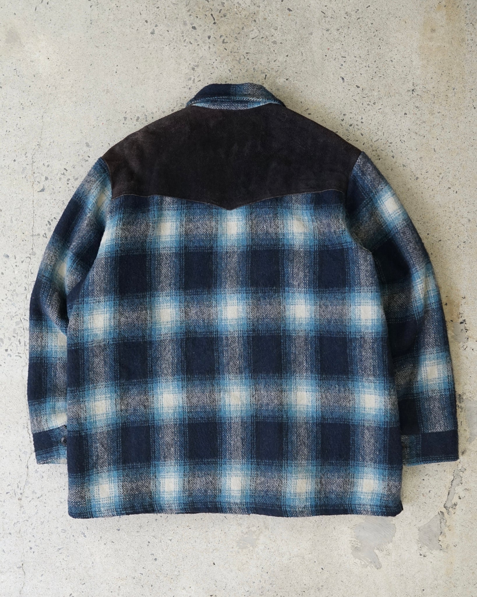 western wear flannel coat