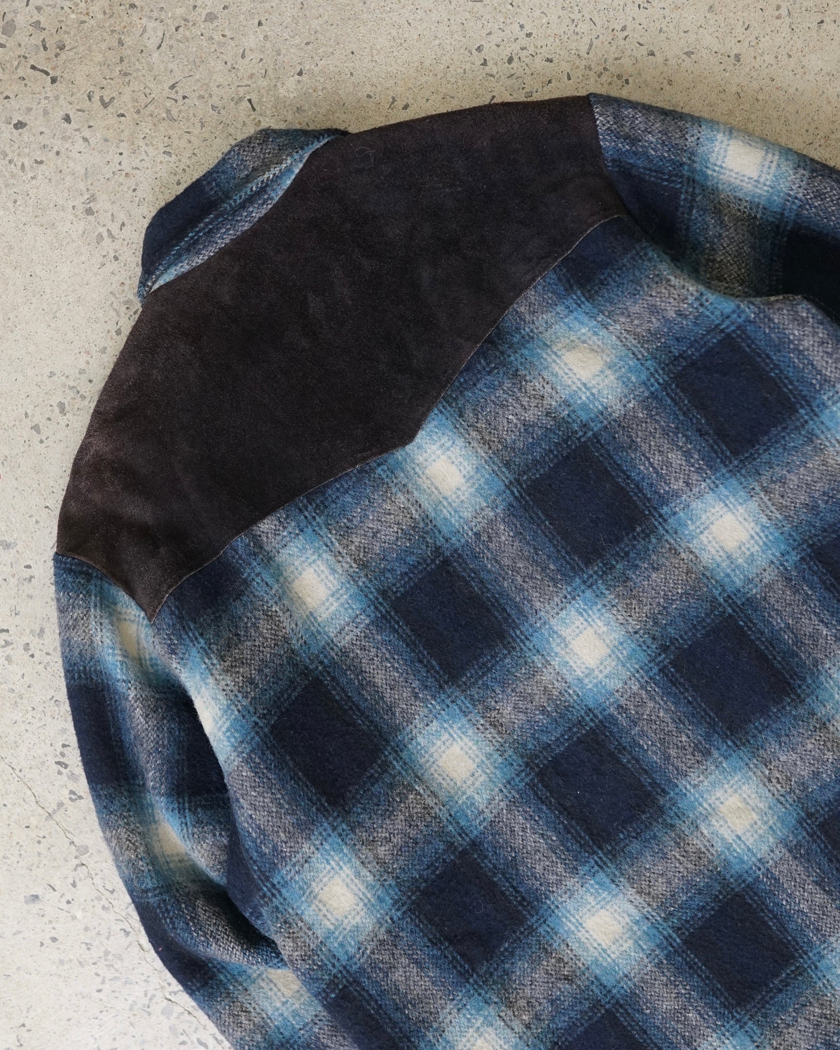 western wear flannel coat