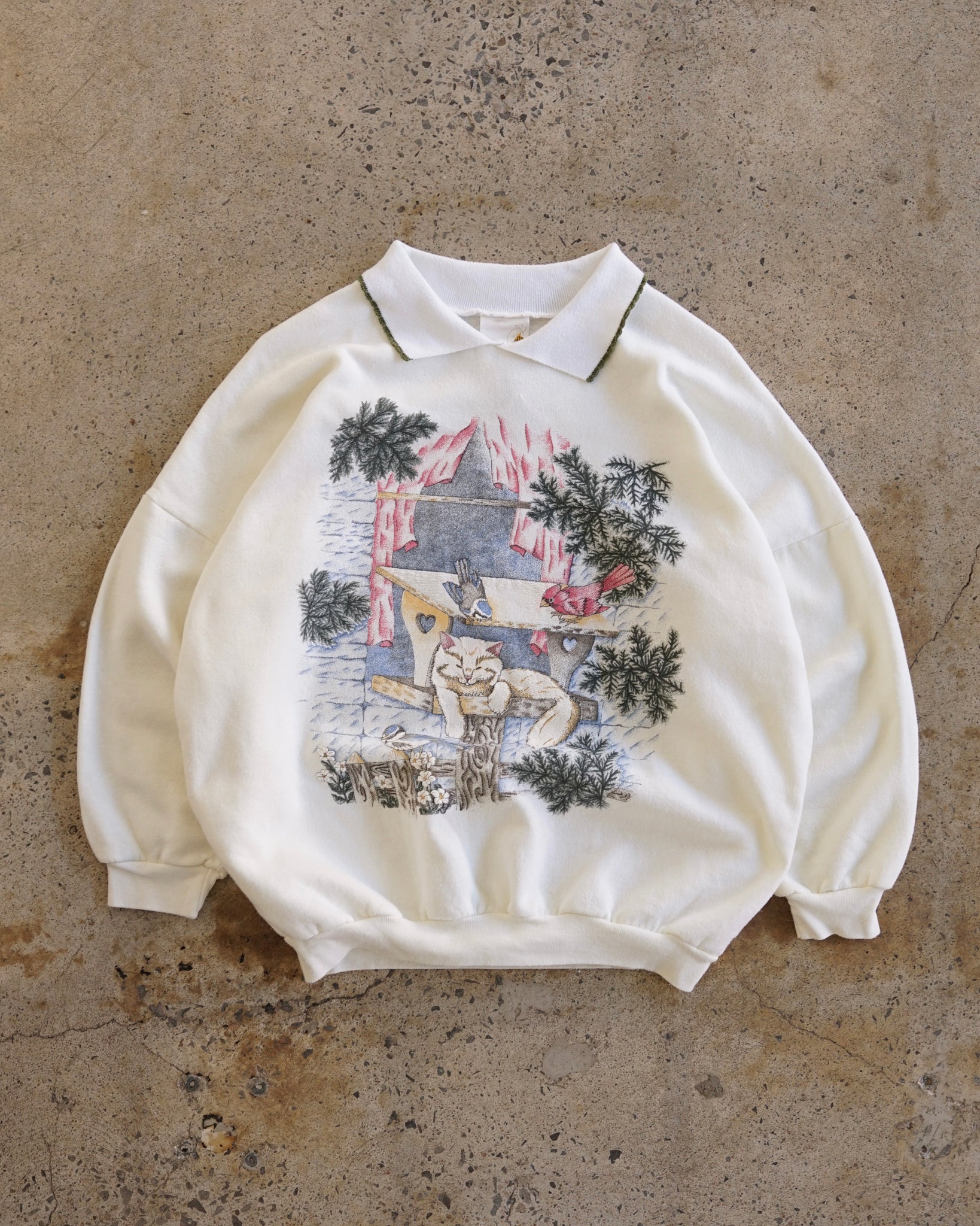 cute kitty crewneck