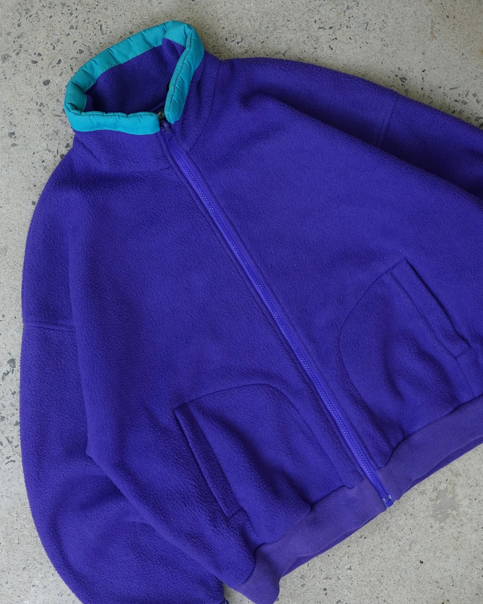 cabin creek zip-up fleece sweater