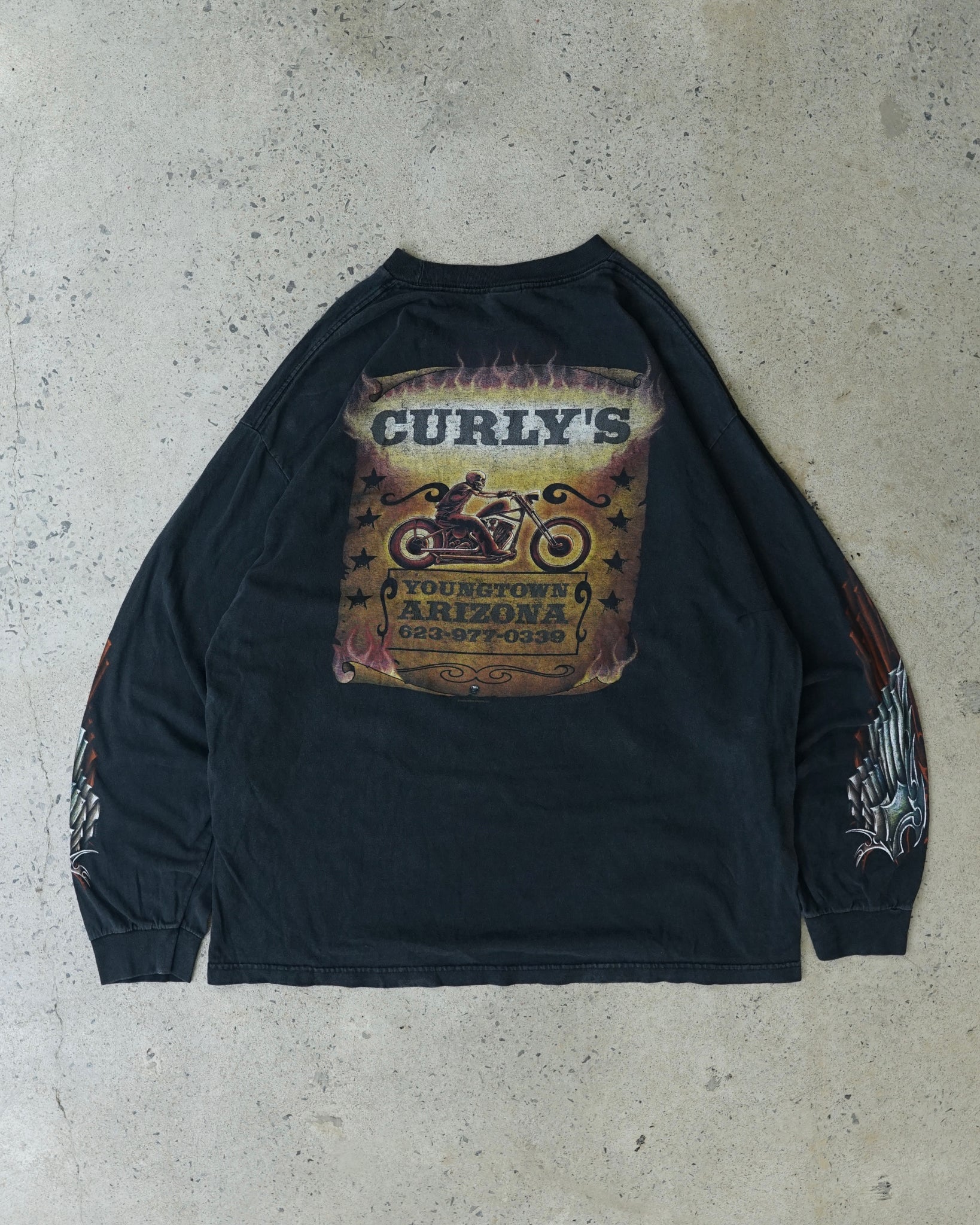 curly's bike youngtown arizona longsleeve