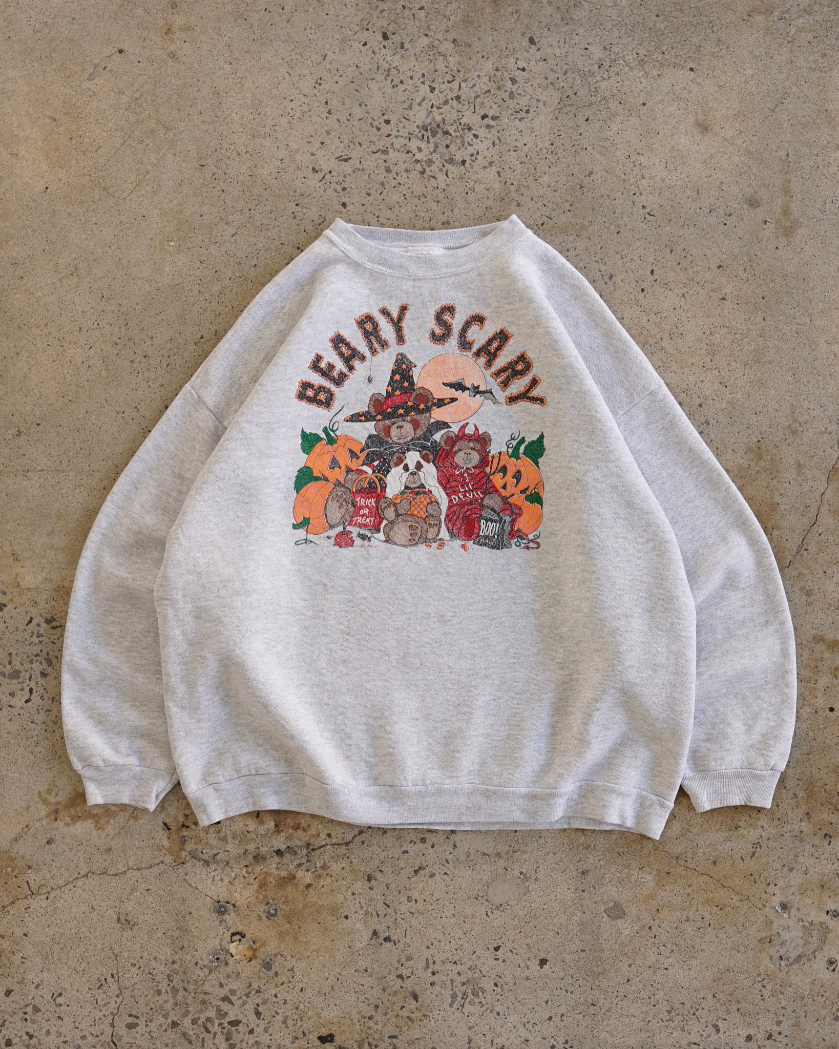 beary scary halloween crewneck