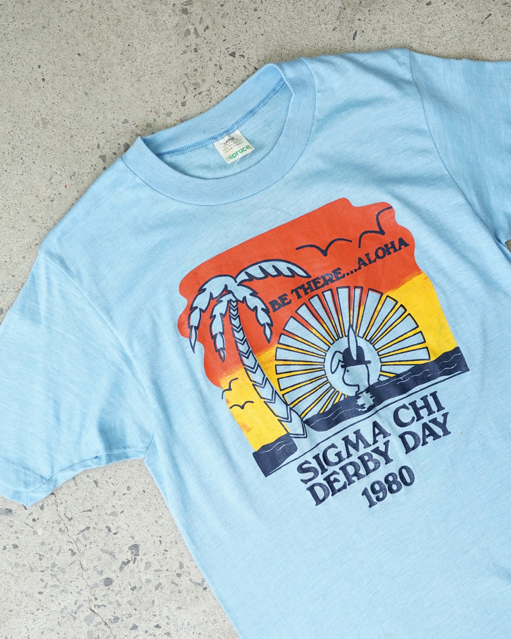 sigma chi derby day 1980 t-shirt