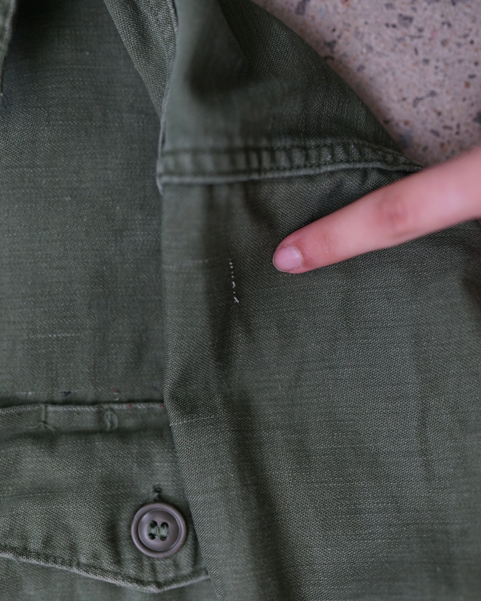 og-107 button-up army shirt