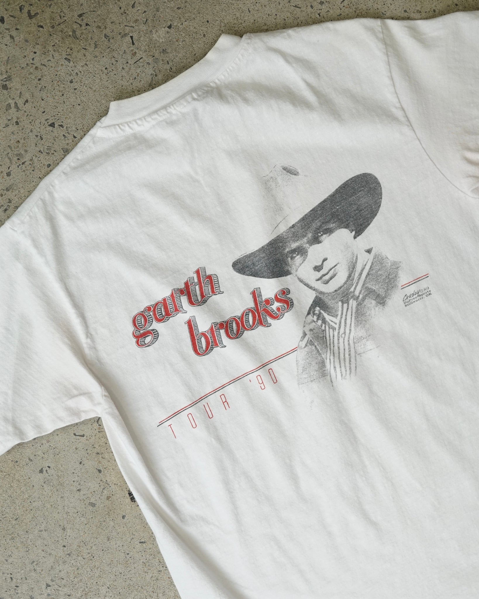 garth brooks 1990 tour t-shirt