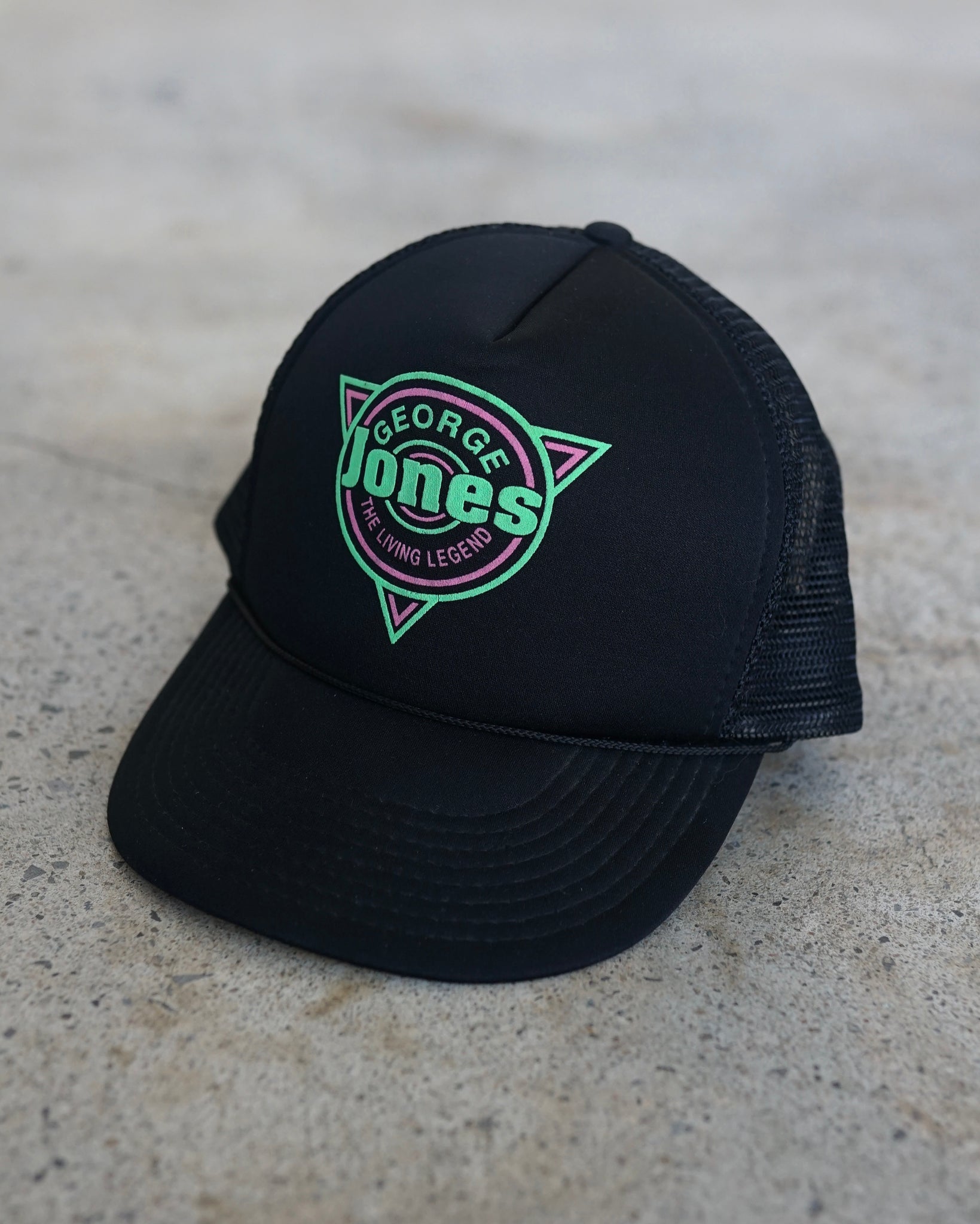 george jones trucker hat