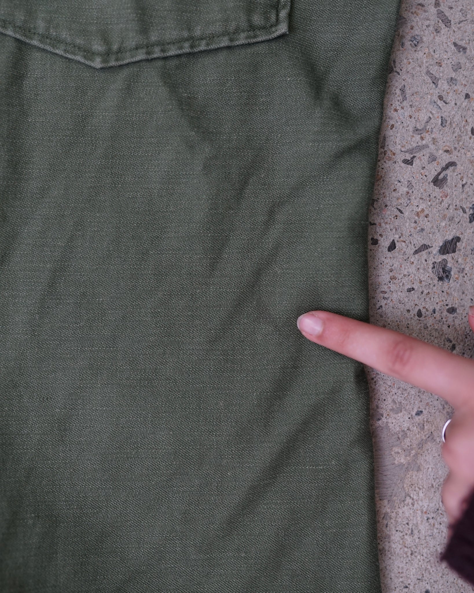 og-107 button-up army shirt