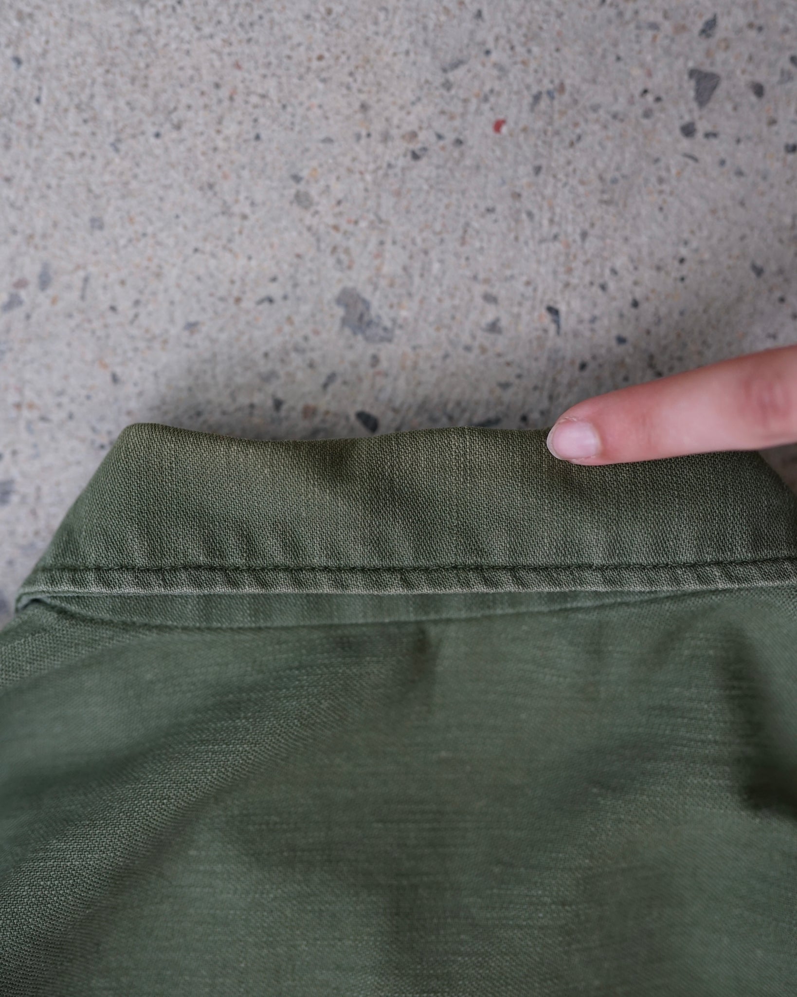 og-107 button-up army shirt