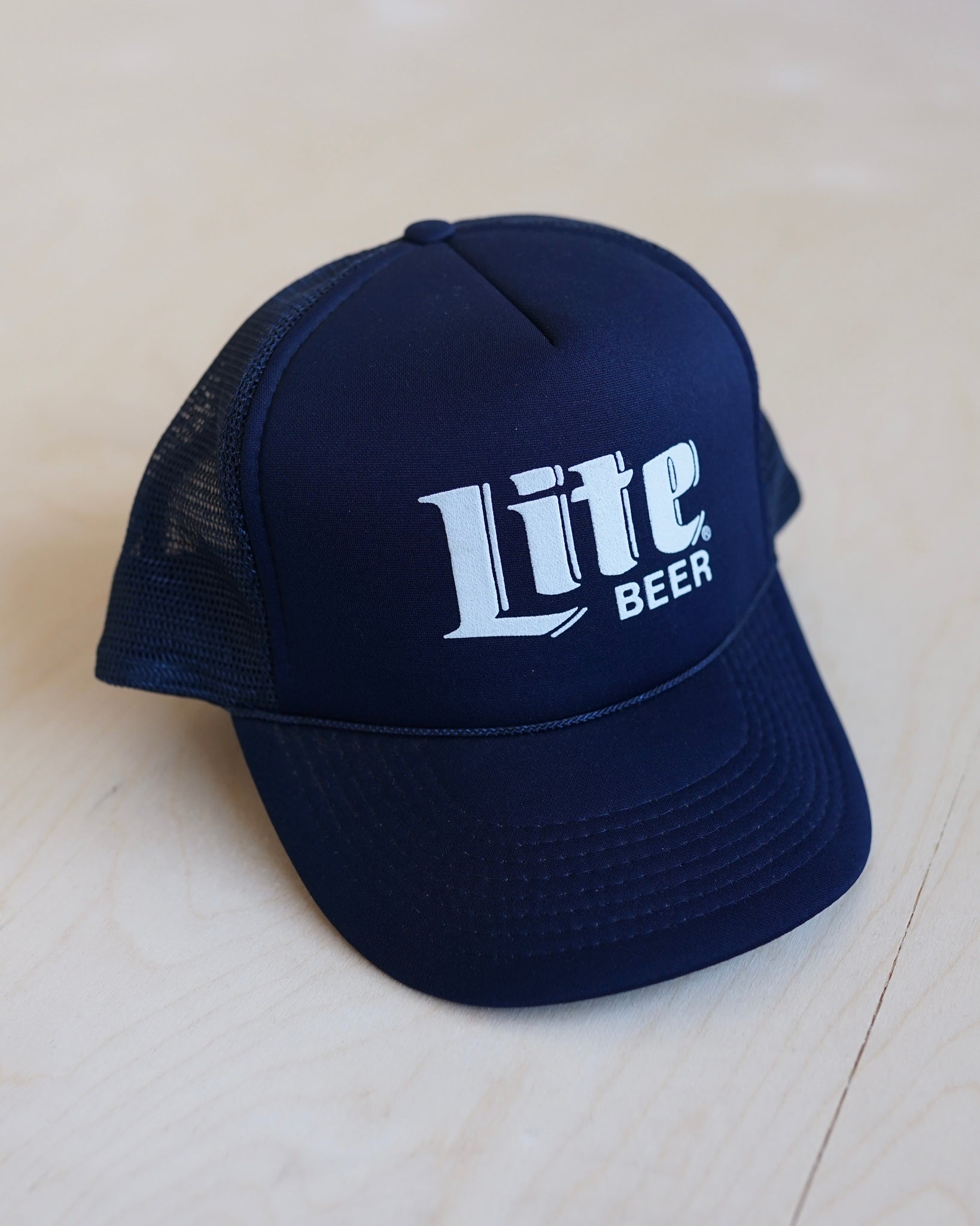 miller lite beer trucker hat