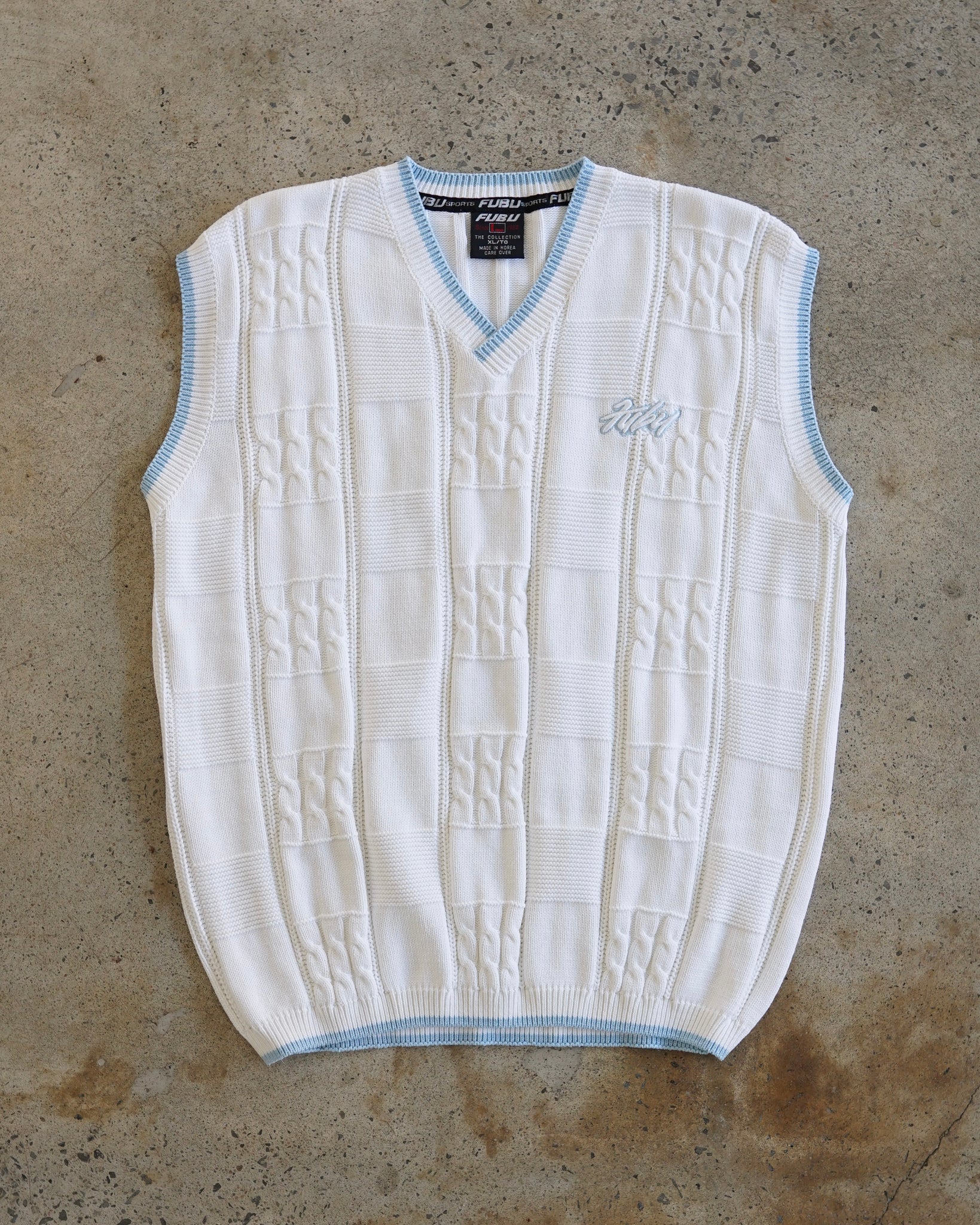 fubu sports knit vest
