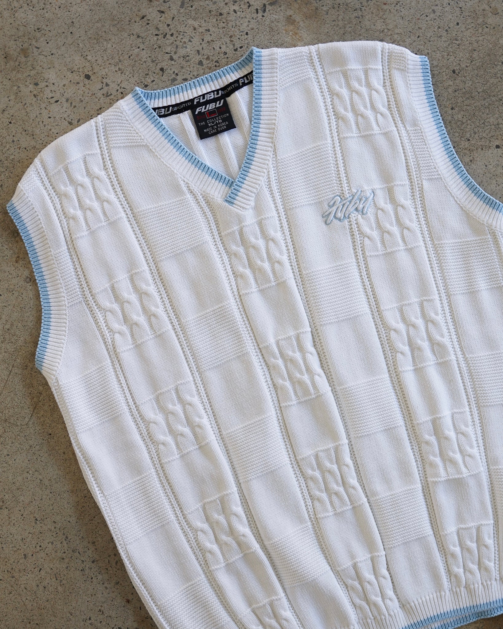 fubu sports knit vest