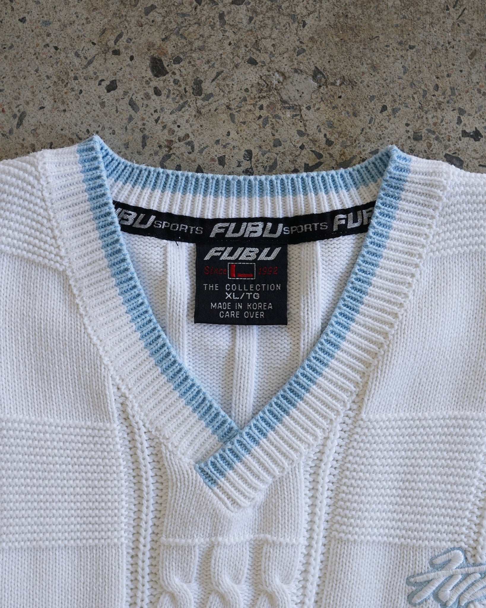 fubu sports knit vest