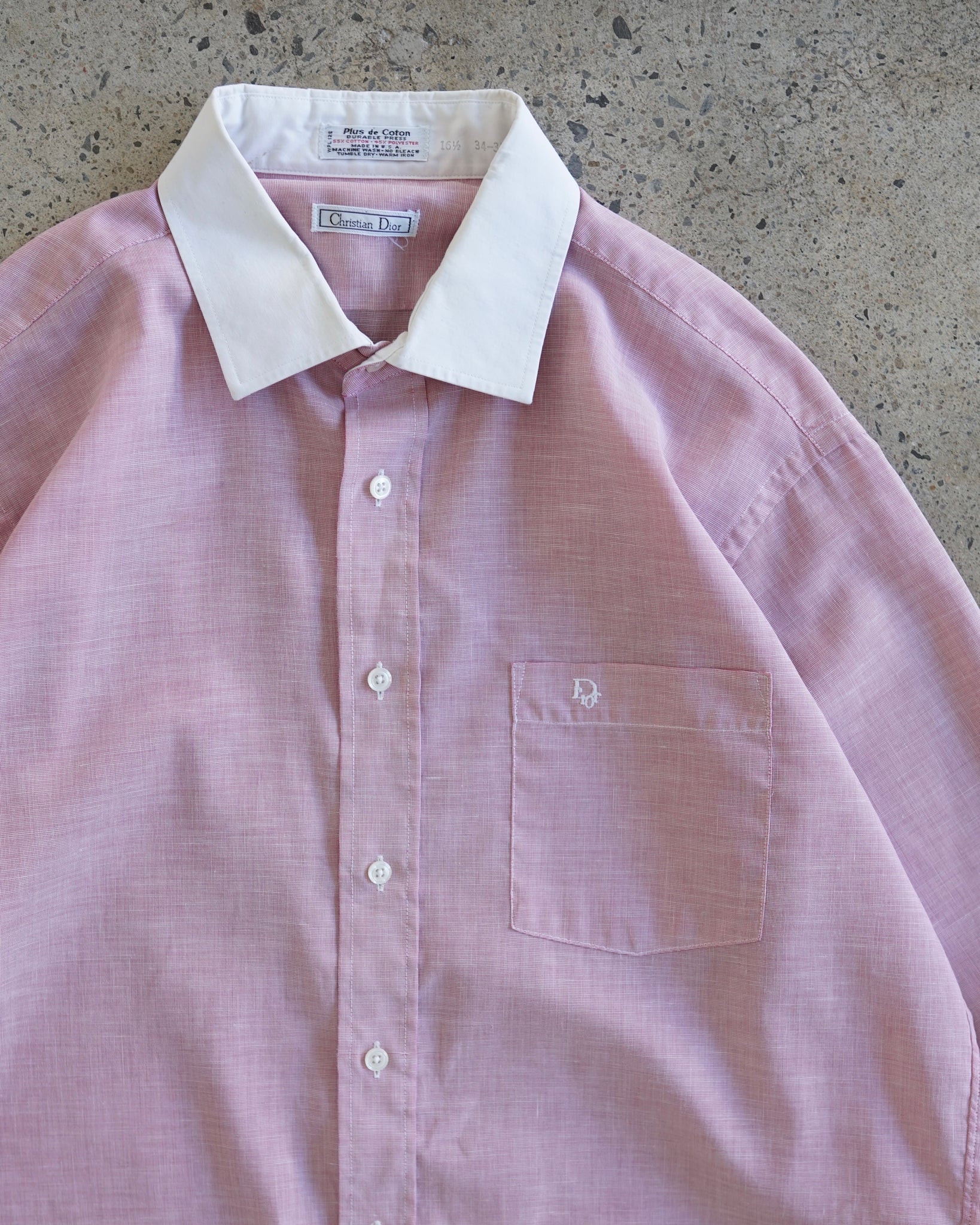 christian dior button-up shirt