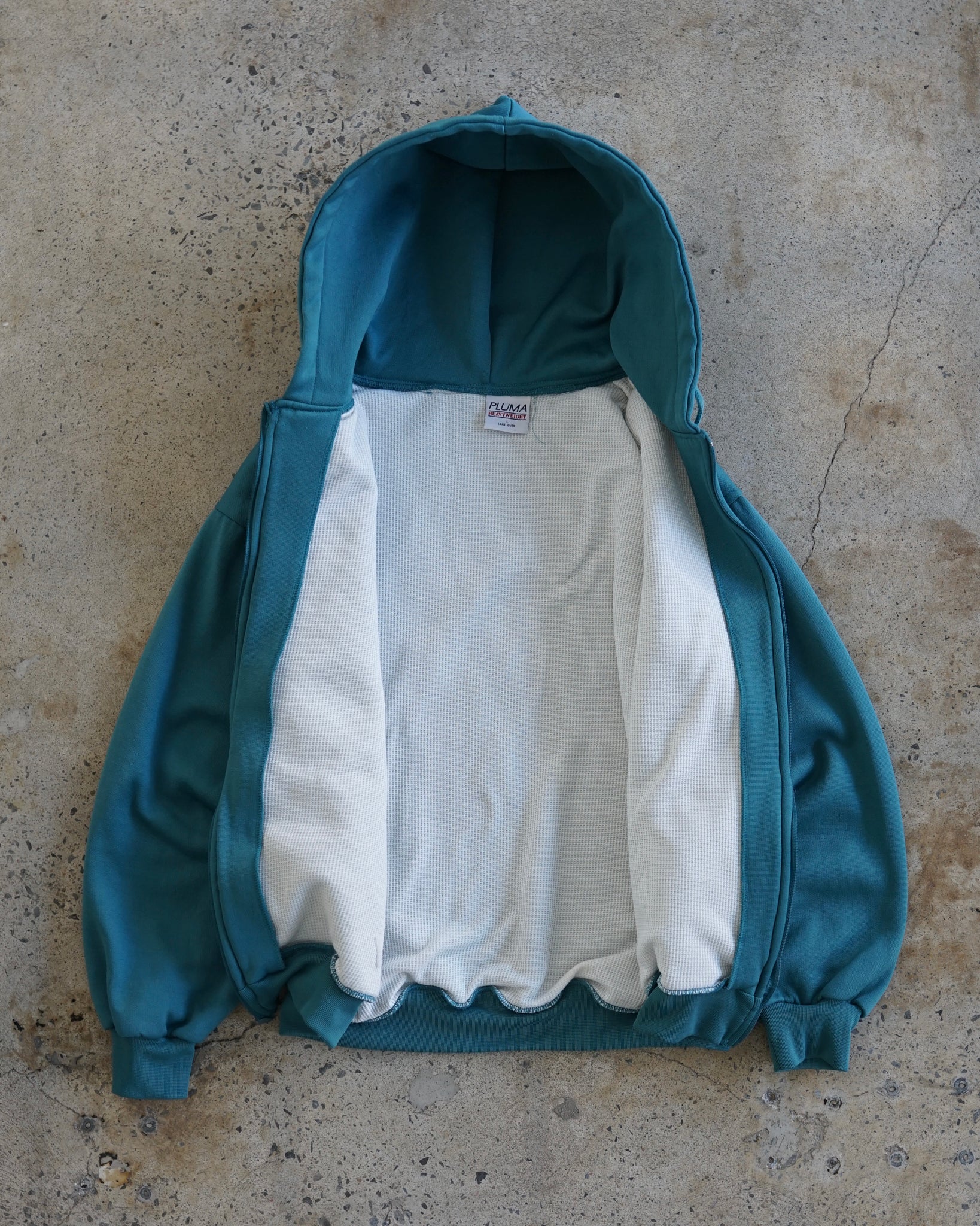 pluma zip-up hoodie