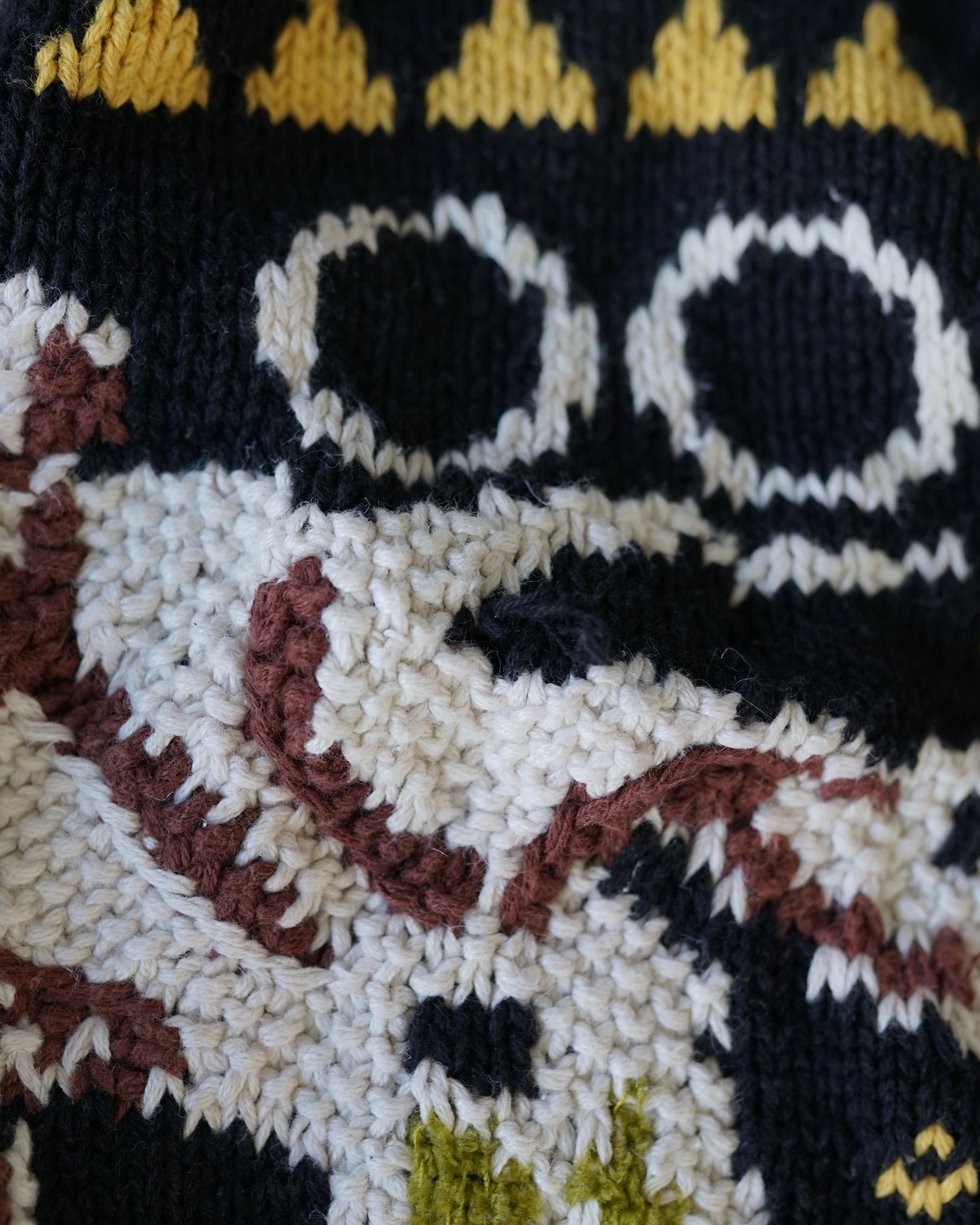 halloween knit cardigan