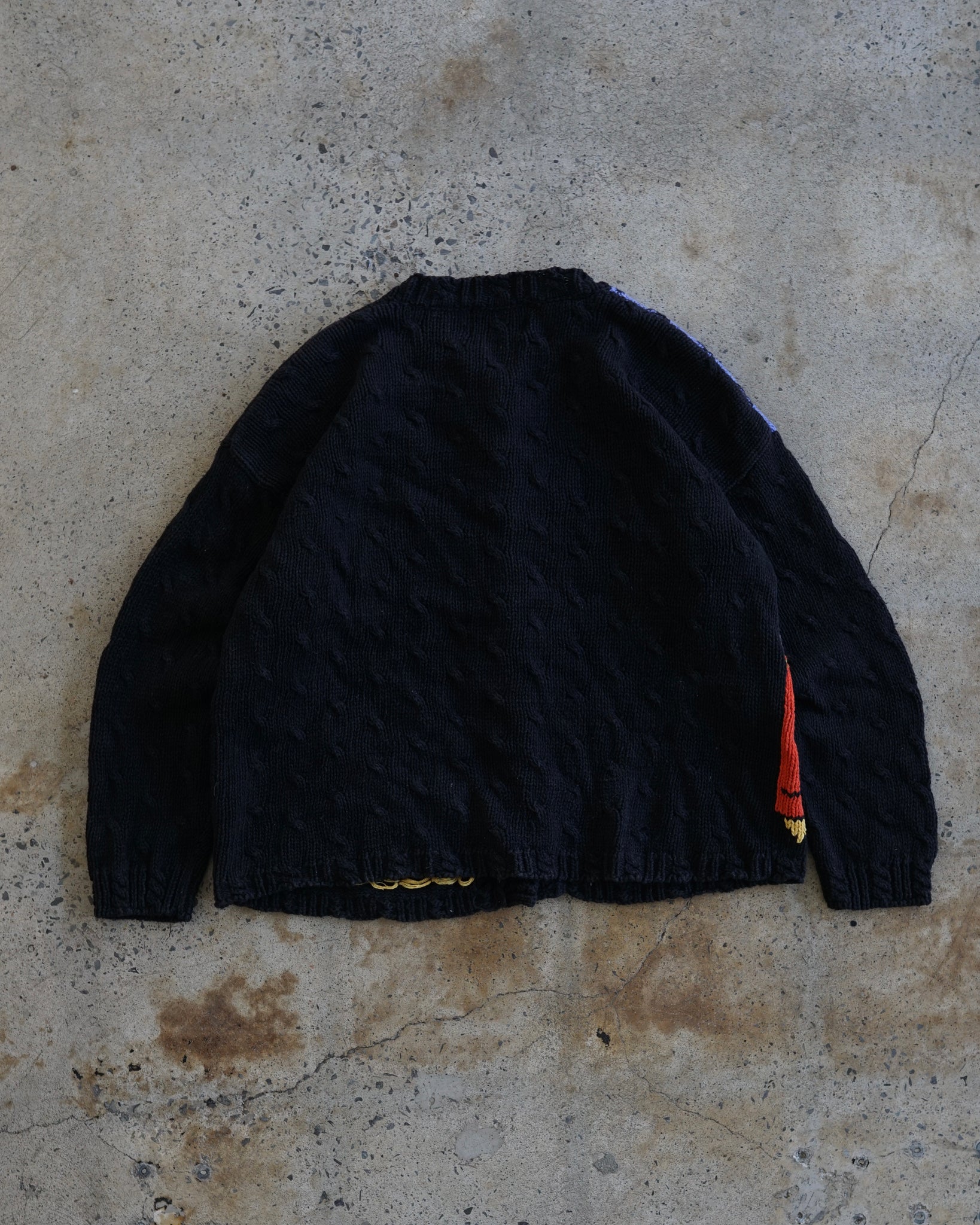 halloween knit cardigan